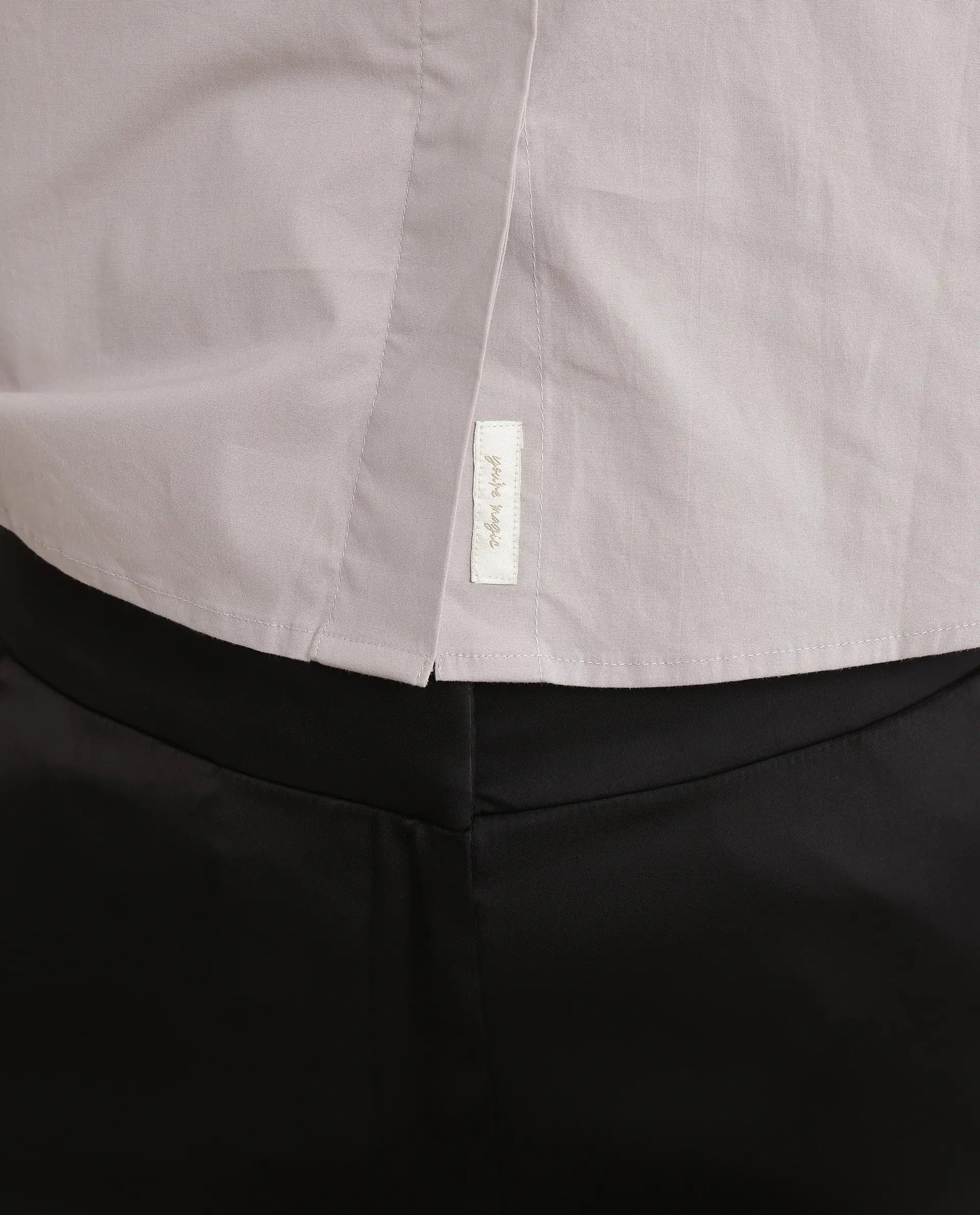 Rareism Women Uiko Grey Plain Shirt