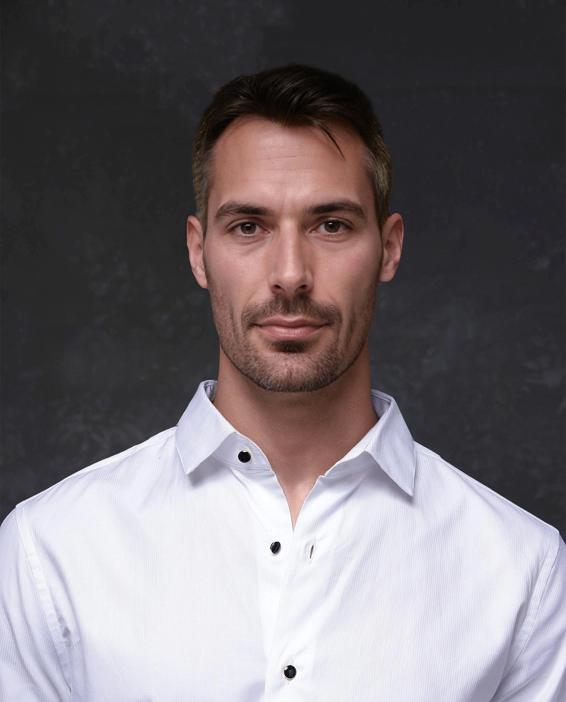 Rare Rabbit Men Utah White Full Sleeve Regular Fit Premium Business Solid Shirt