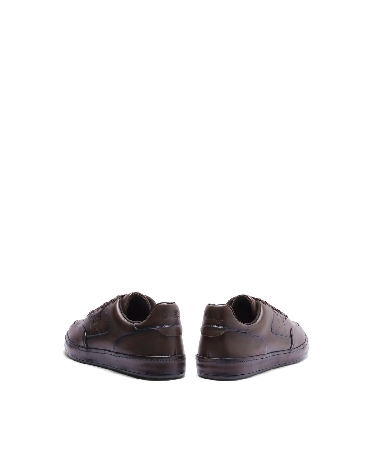 Rarez Men's Verso Dark Brown Leather Regular Sneaker