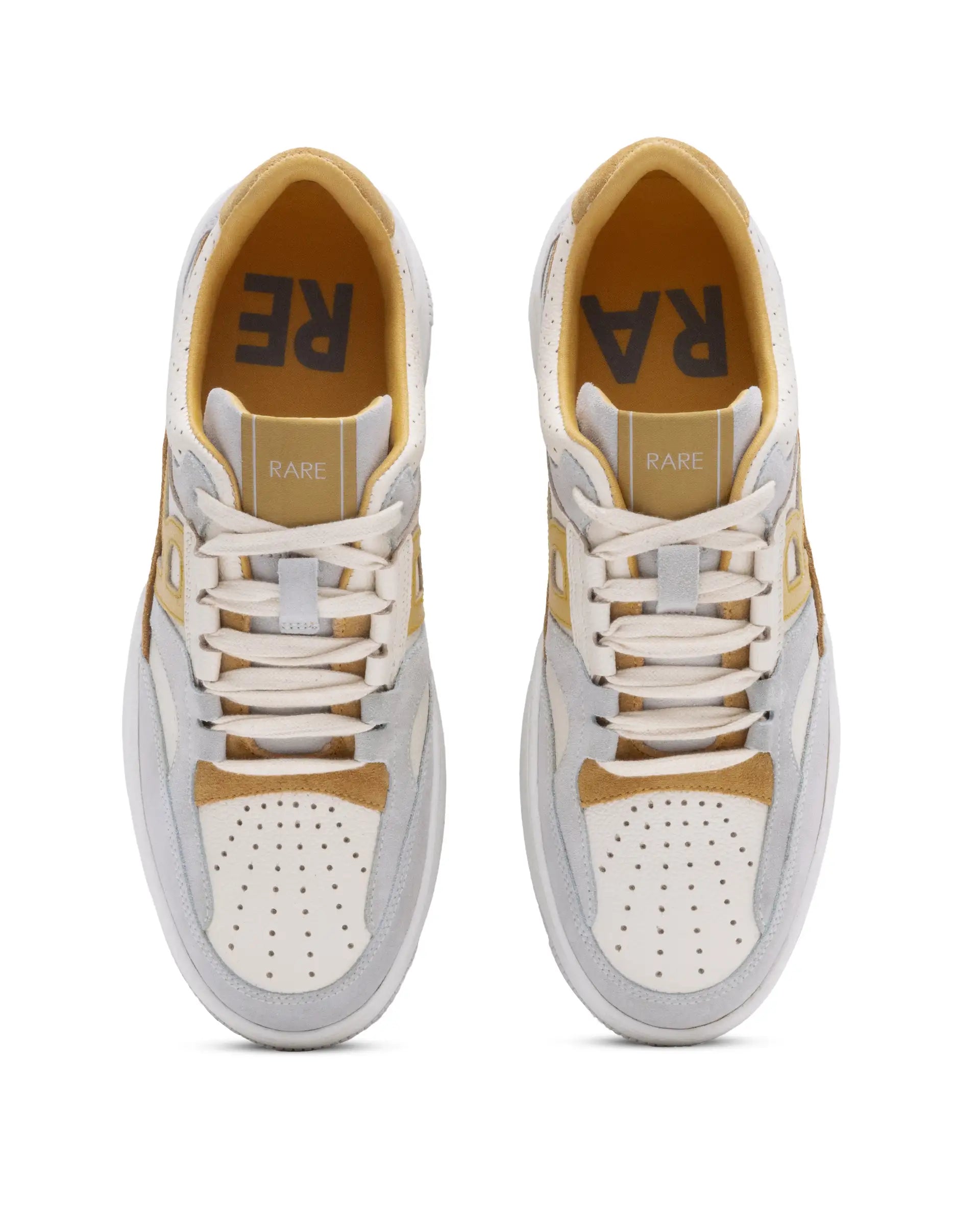 Rare Rabbit Men's Volga Grey Plain Shoes