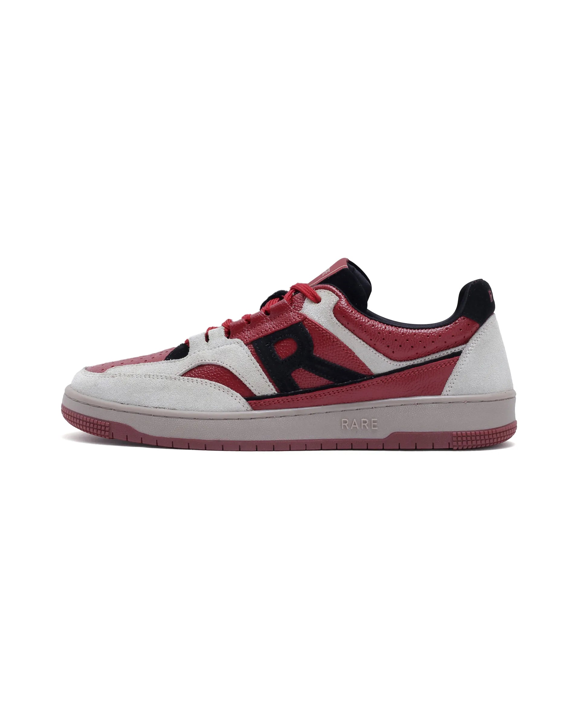Rare Rabbit Men Voyage Red Leather Lace-Up Sneaker