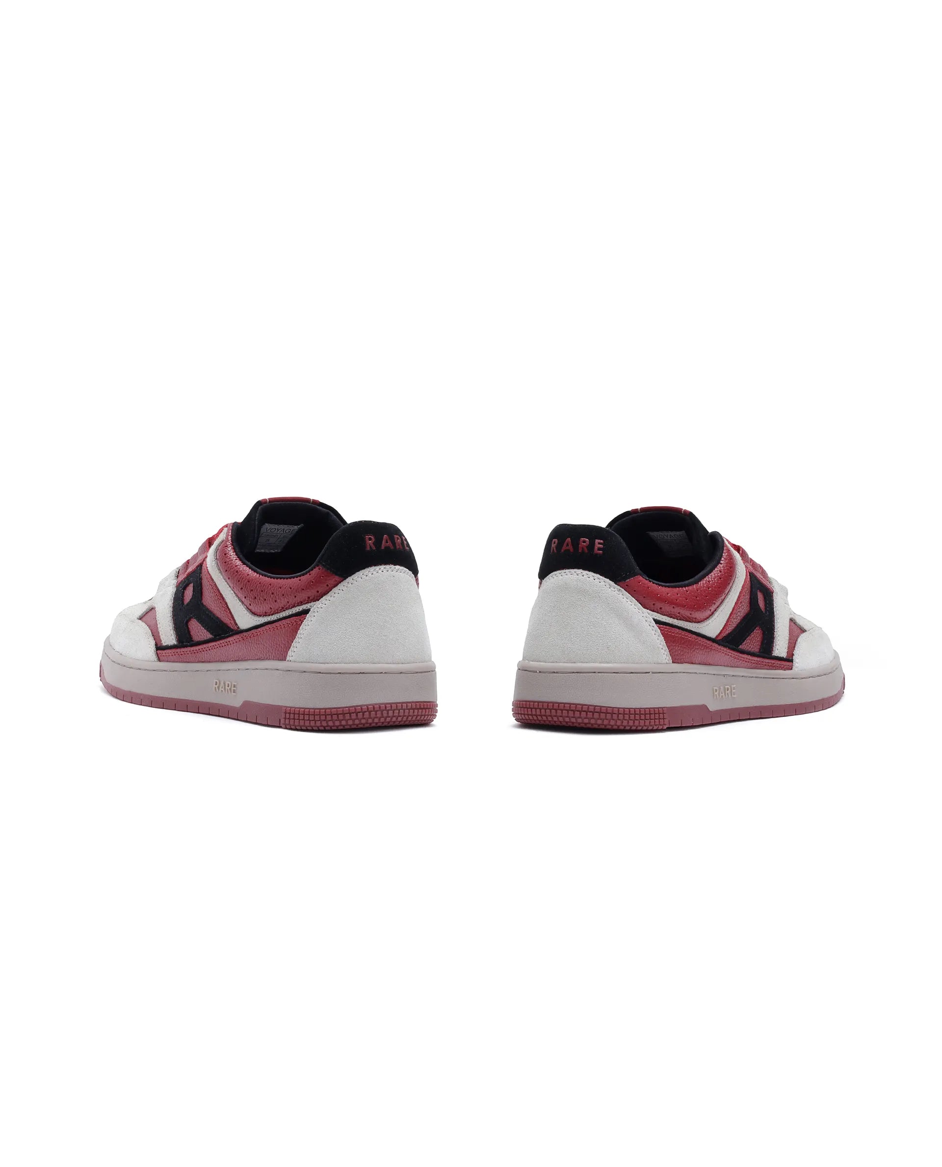 Rare Rabbit Men Voyage Red Leather Lace-Up Sneaker