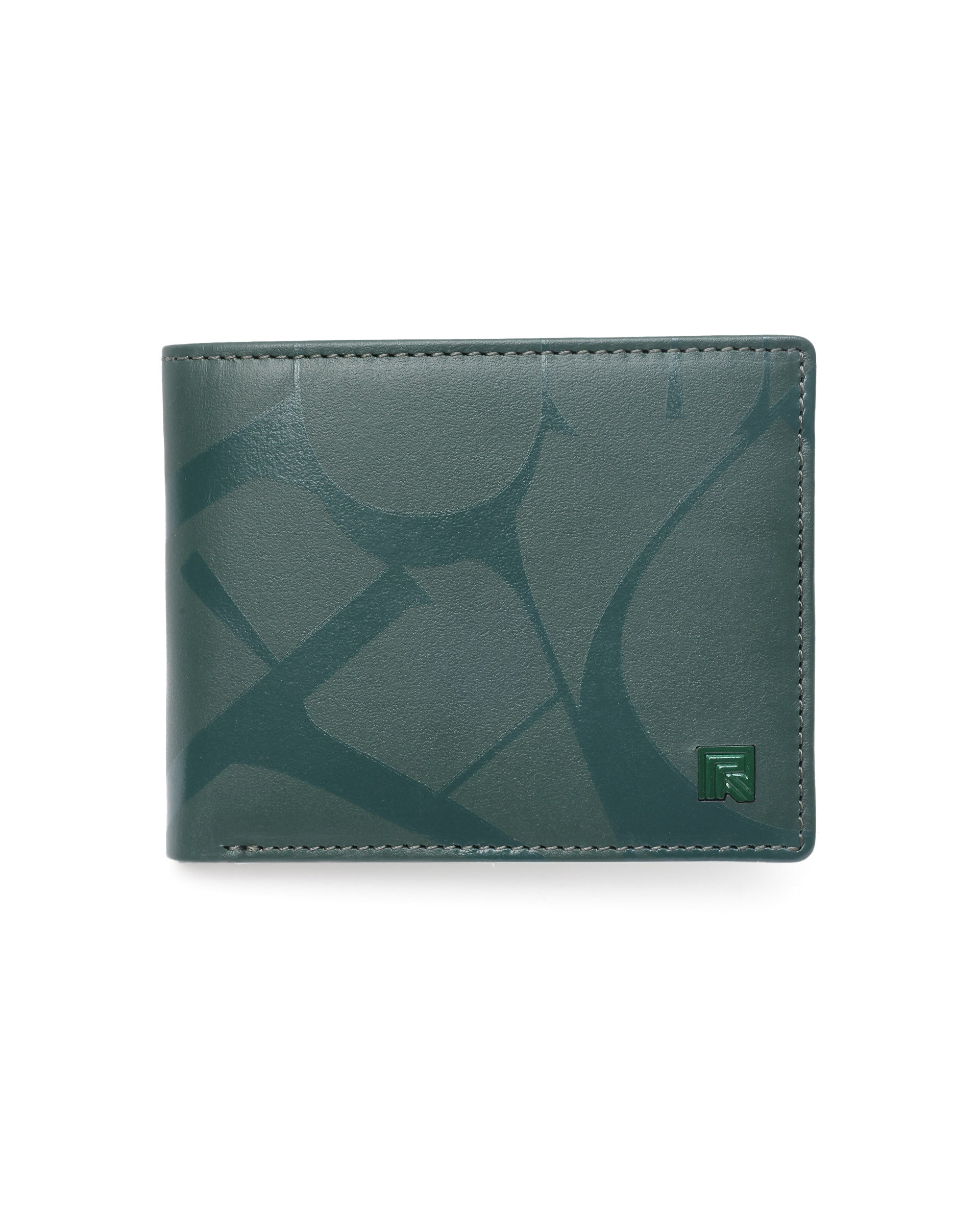Rare Rabbit Men Rivo Green Wallet