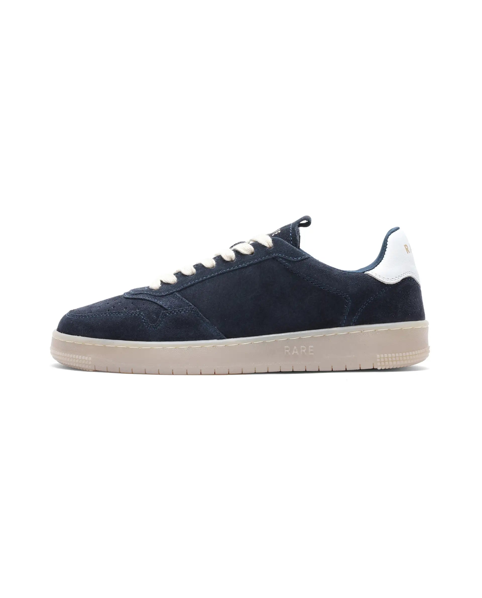 Rare Rabbit Men's Woolton-2 Navy Lace-Up Closure Sneaker