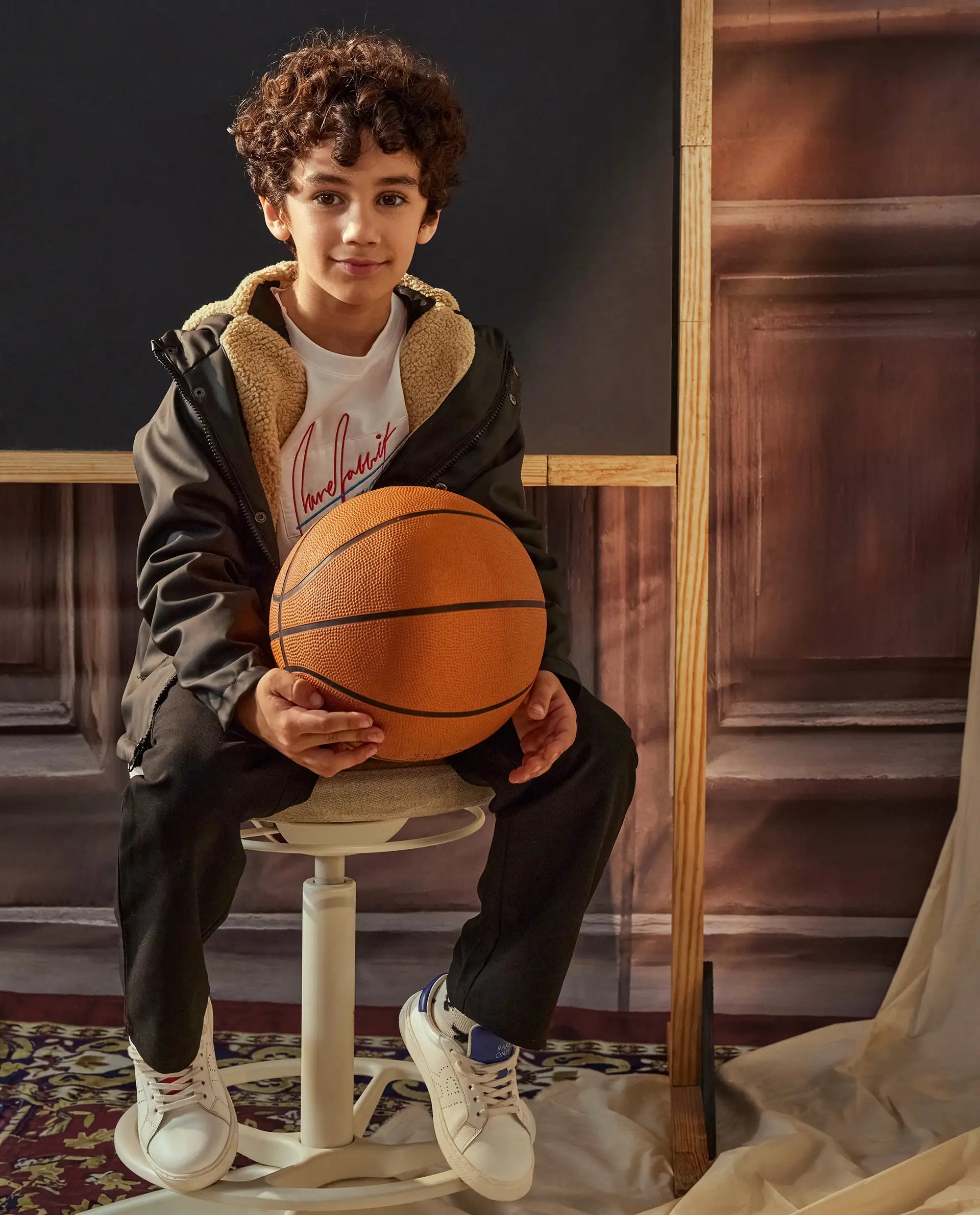 Rare Ones Kids Wrick Black Polyester Full Sleeve Solid Jacket