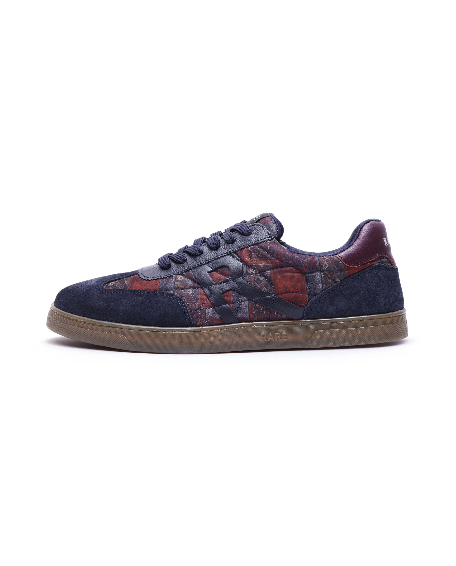 Rare Rabbit Men Yarn Dark Blue Leather Lace-Up Closure Shoes