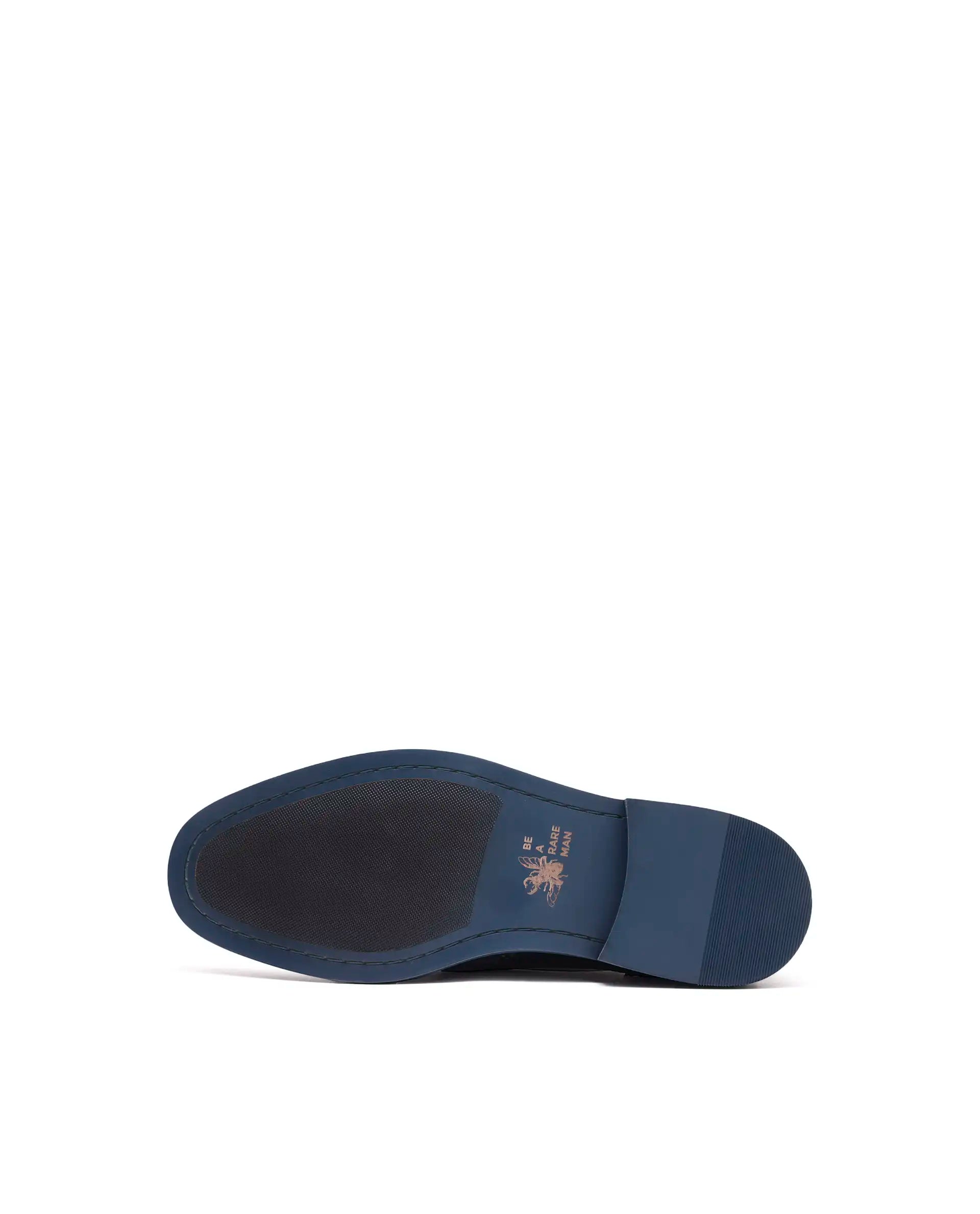 Rarez Men's Zeta Dark Teal Leather Formal