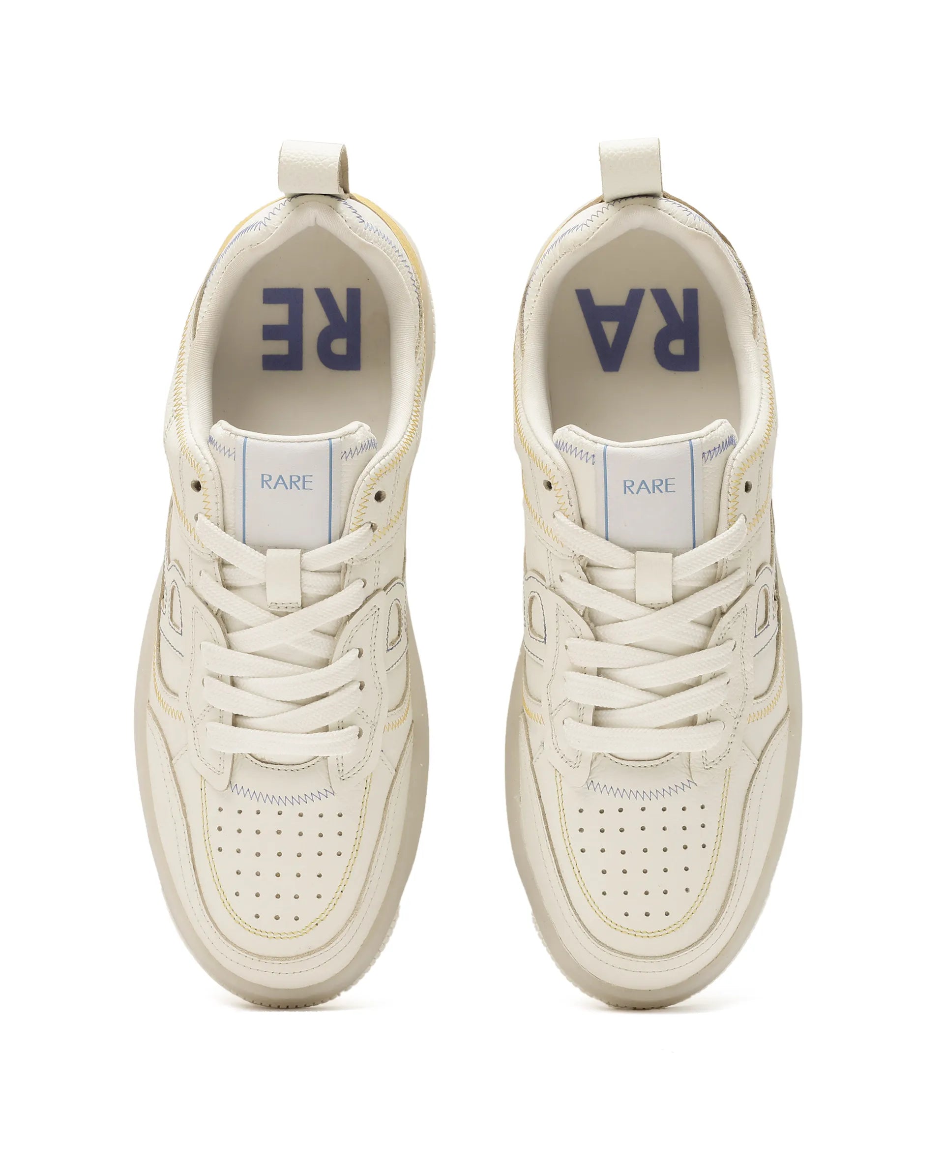 Rare Rabbit Men Zion White Lace-Up Closure Shoes