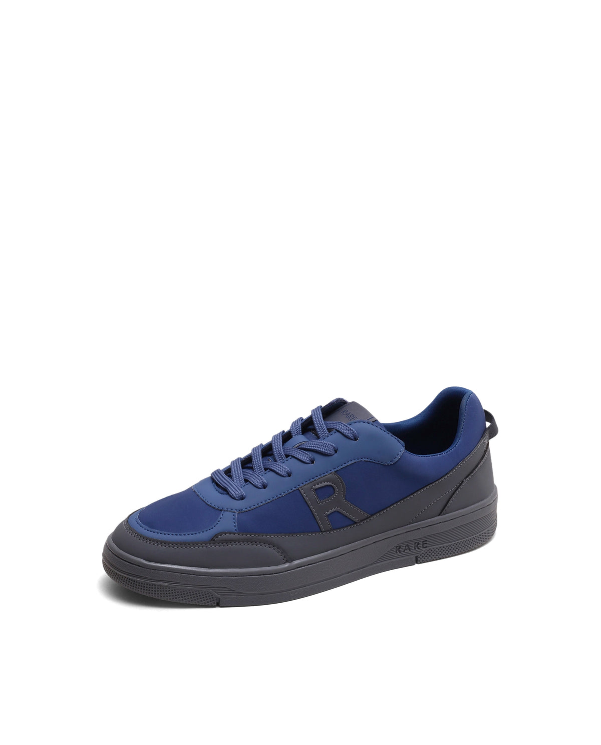 Rarez Men's Zora Primary Blue Micro fiber Regular Sneaker