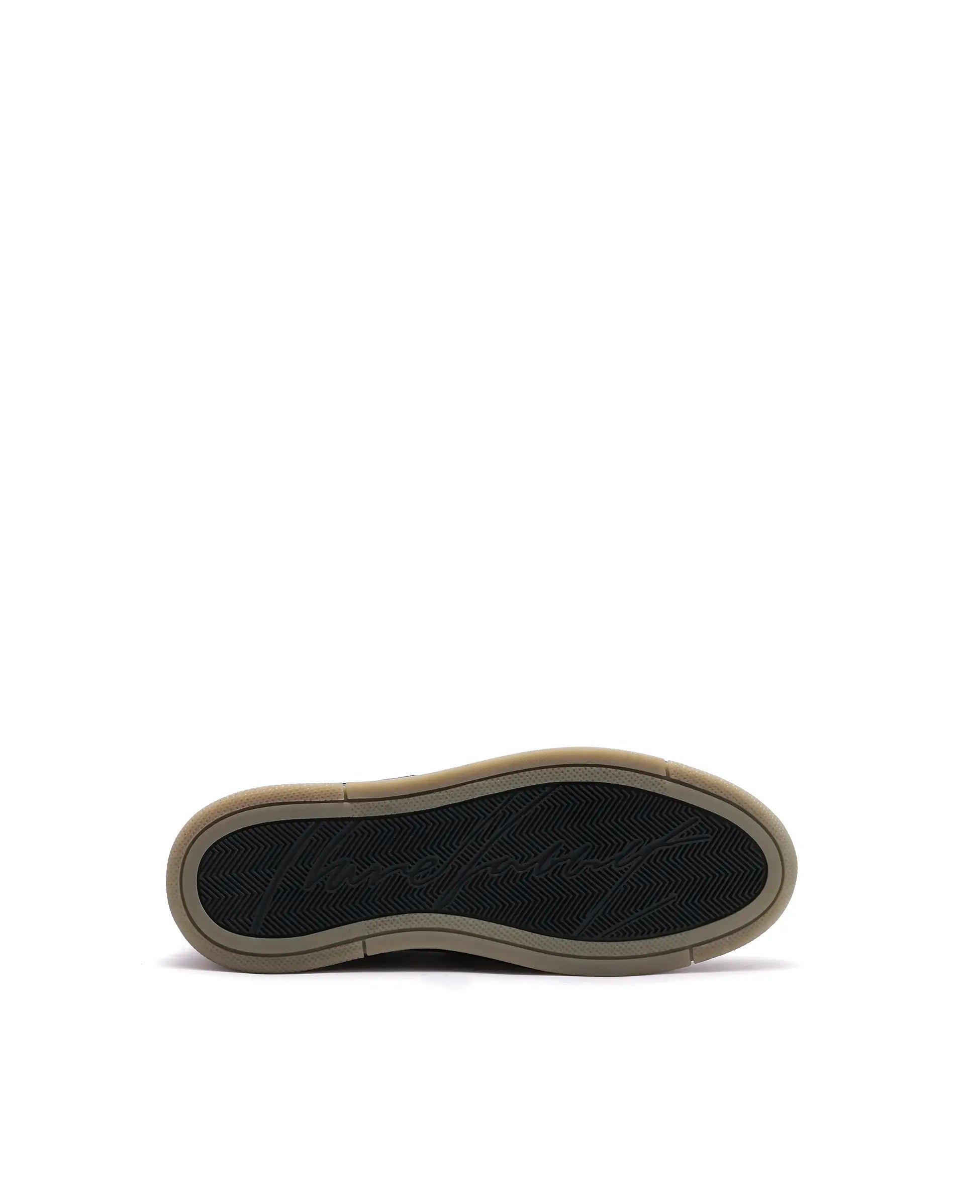 Rarez Men's Zyro Black Micro Fiber Sneaker