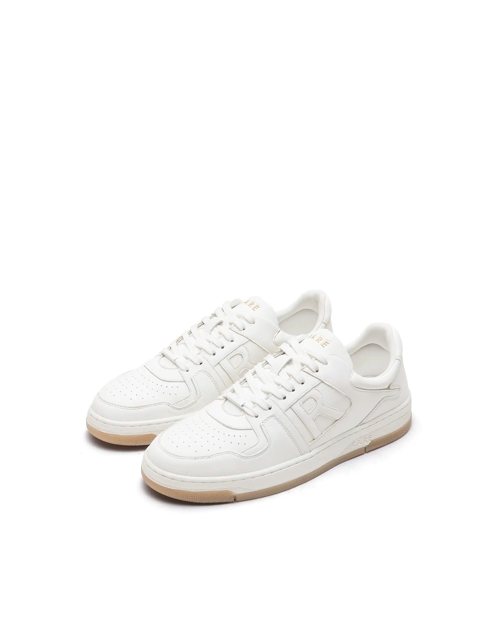 Rarez Men's Zyro White Regular Micro Fiber Sneaker