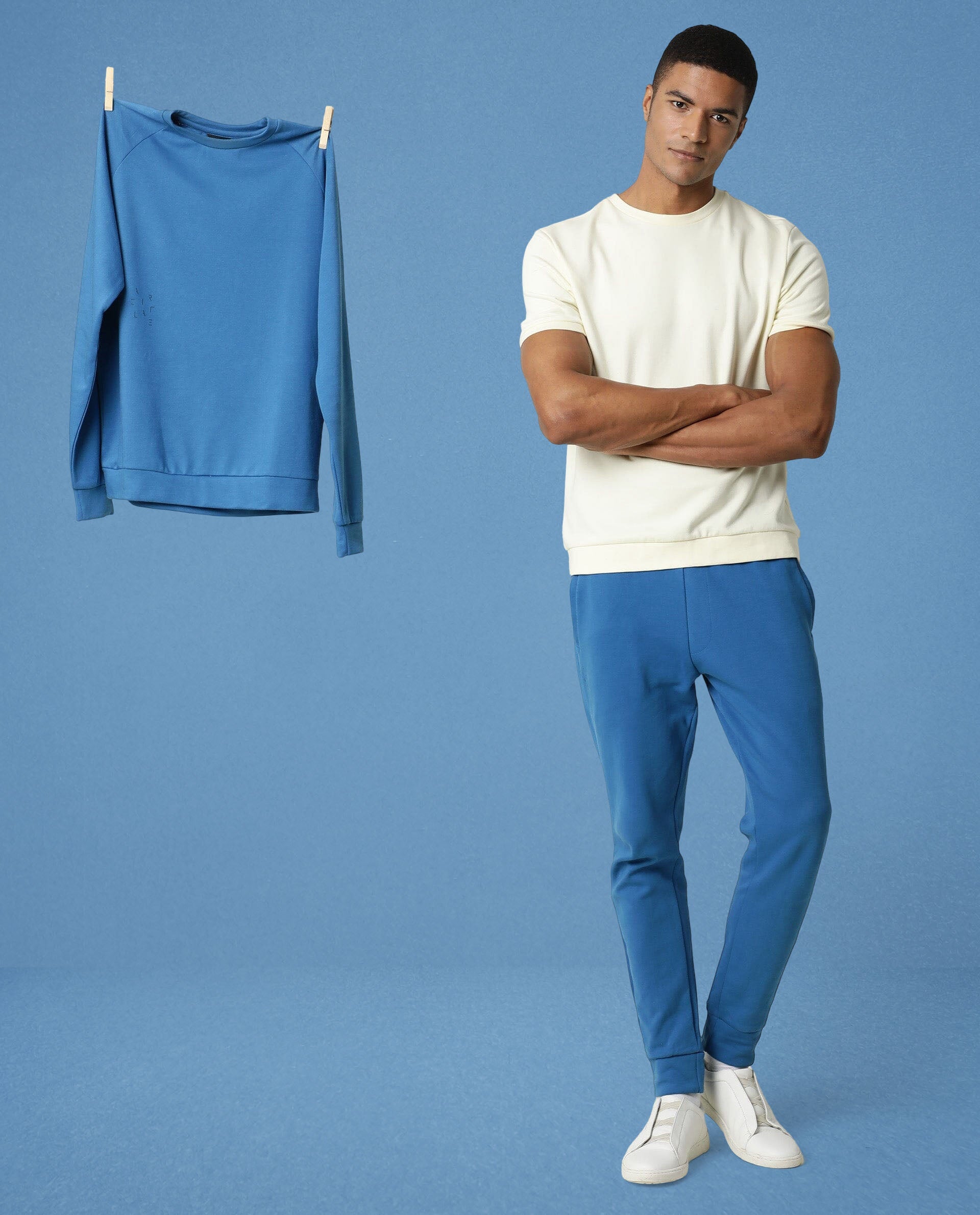 Track Pant Enamel Blue Men