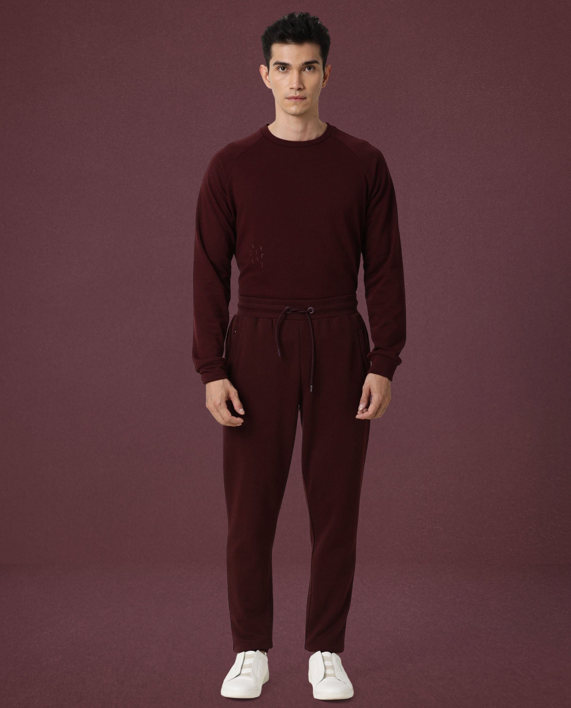 Track Pant Burnt Prune Men