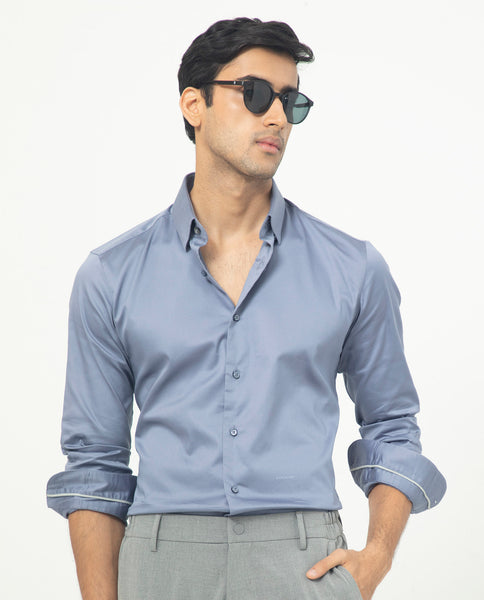 cobble du / not romal shirt blue 未使用タグあり