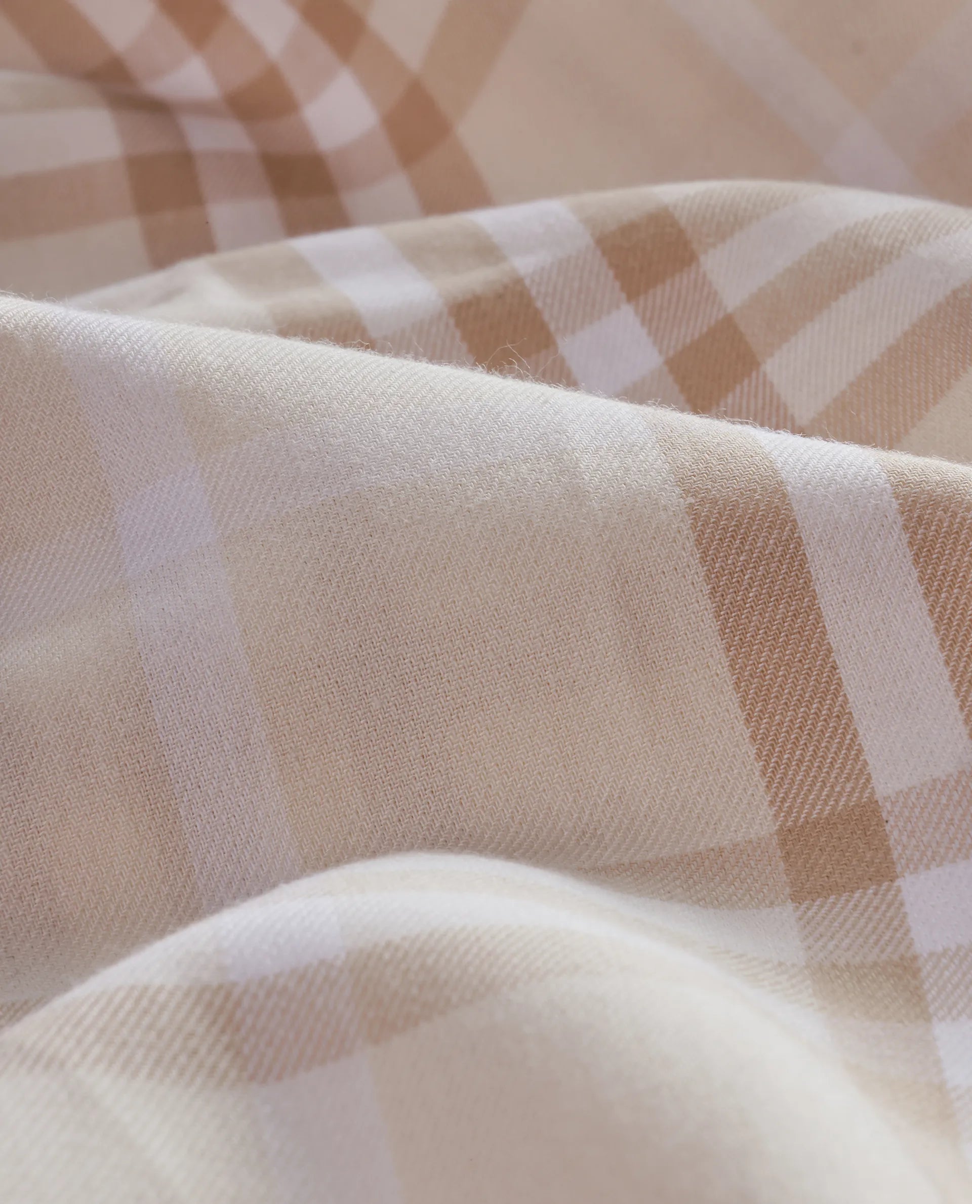 Rare Rabbit Men Maret Beige Cotton Fabric Full Sleeve Regular Fit Checks Shirt