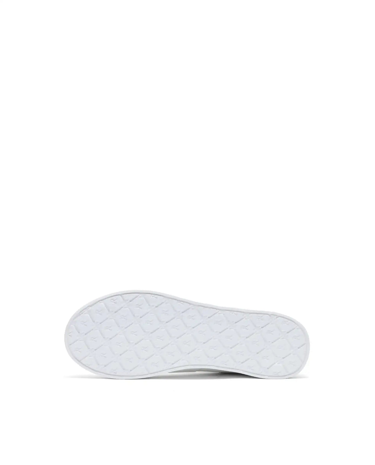 Rare Rabbit Men's Alden White Leather Fabric Sneaker