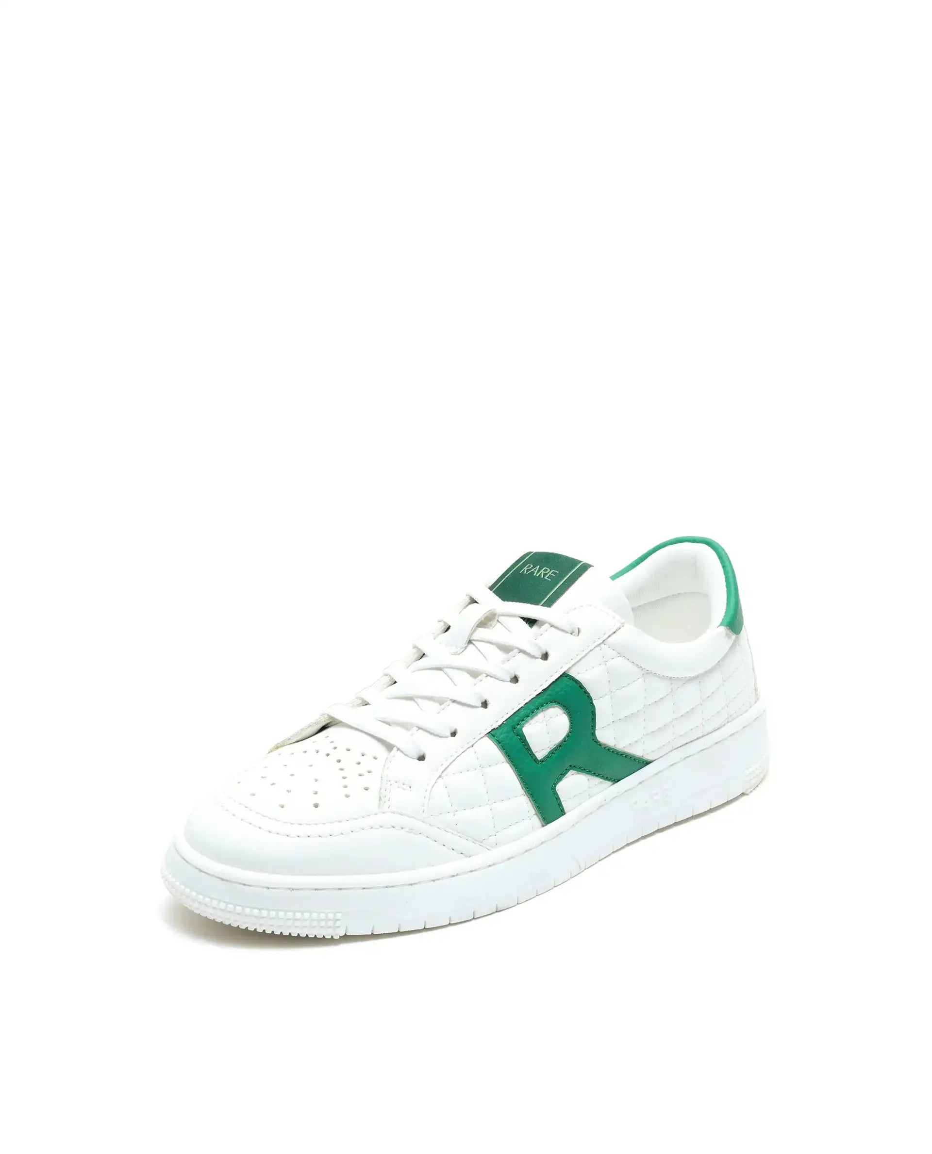Rare Rabbit Men's Alto White Micro Leather Sneaker