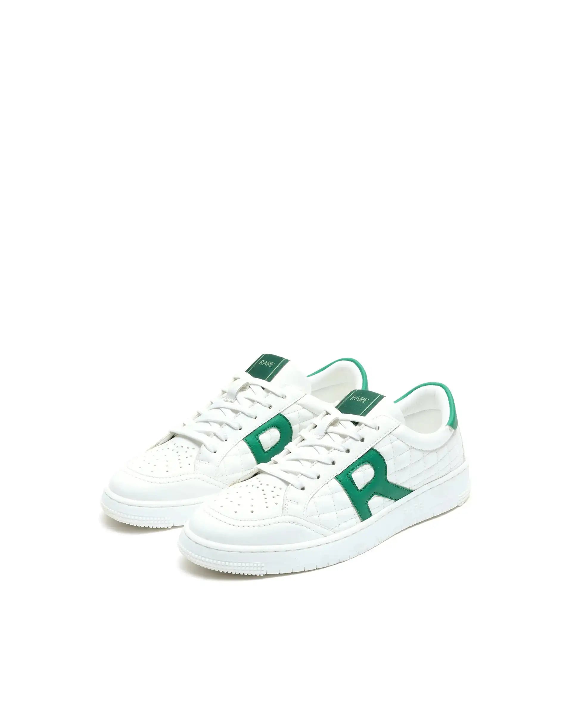 Rare Rabbit Men's Alto White Micro Leather Sneaker