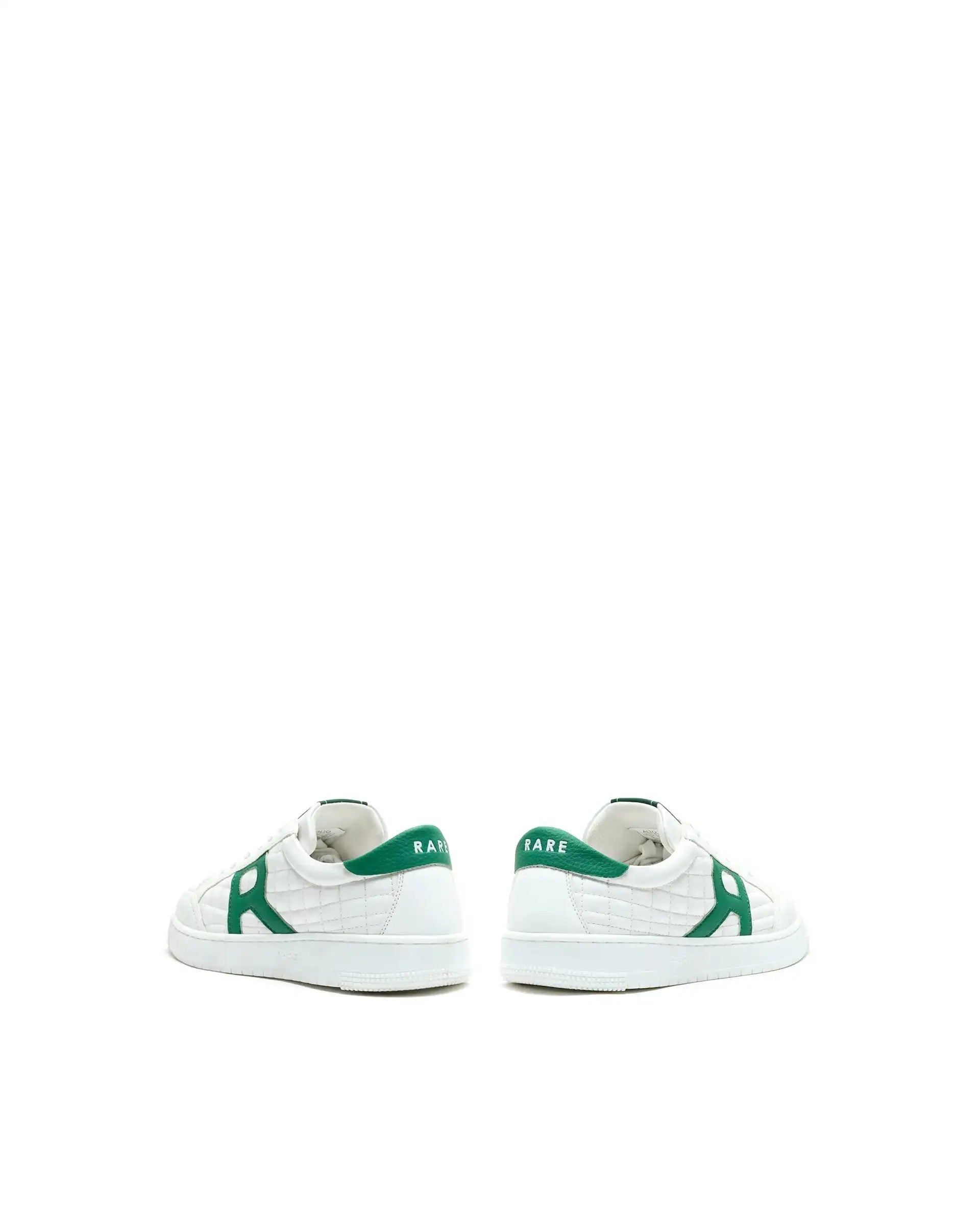 Rare Rabbit Men's Alto White Micro Leather Sneaker