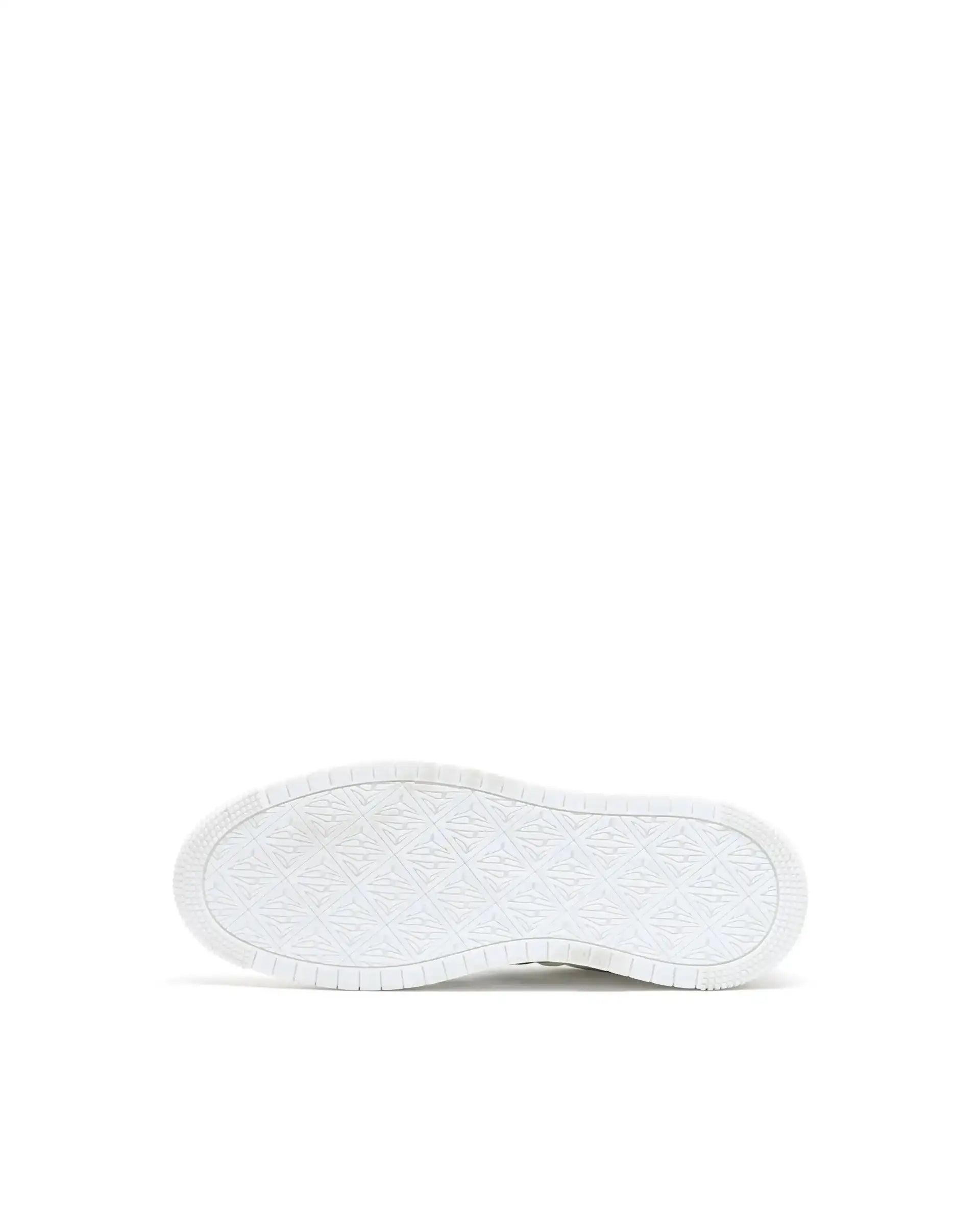 Rare Rabbit Men's Alto White Micro Leather Sneaker