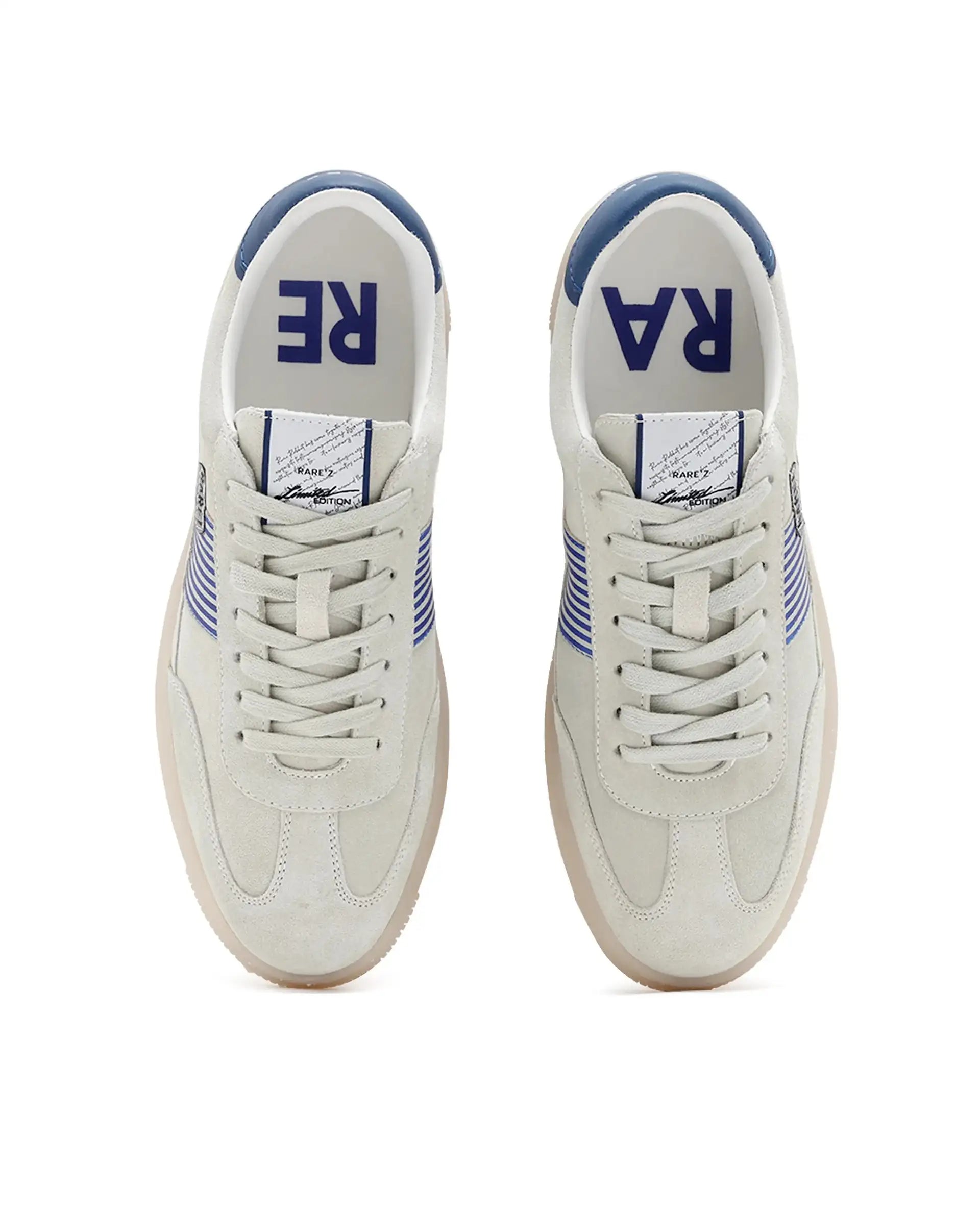 Rare Rabbit Men Amot-Fs2 Beige Lace-Up Shoes