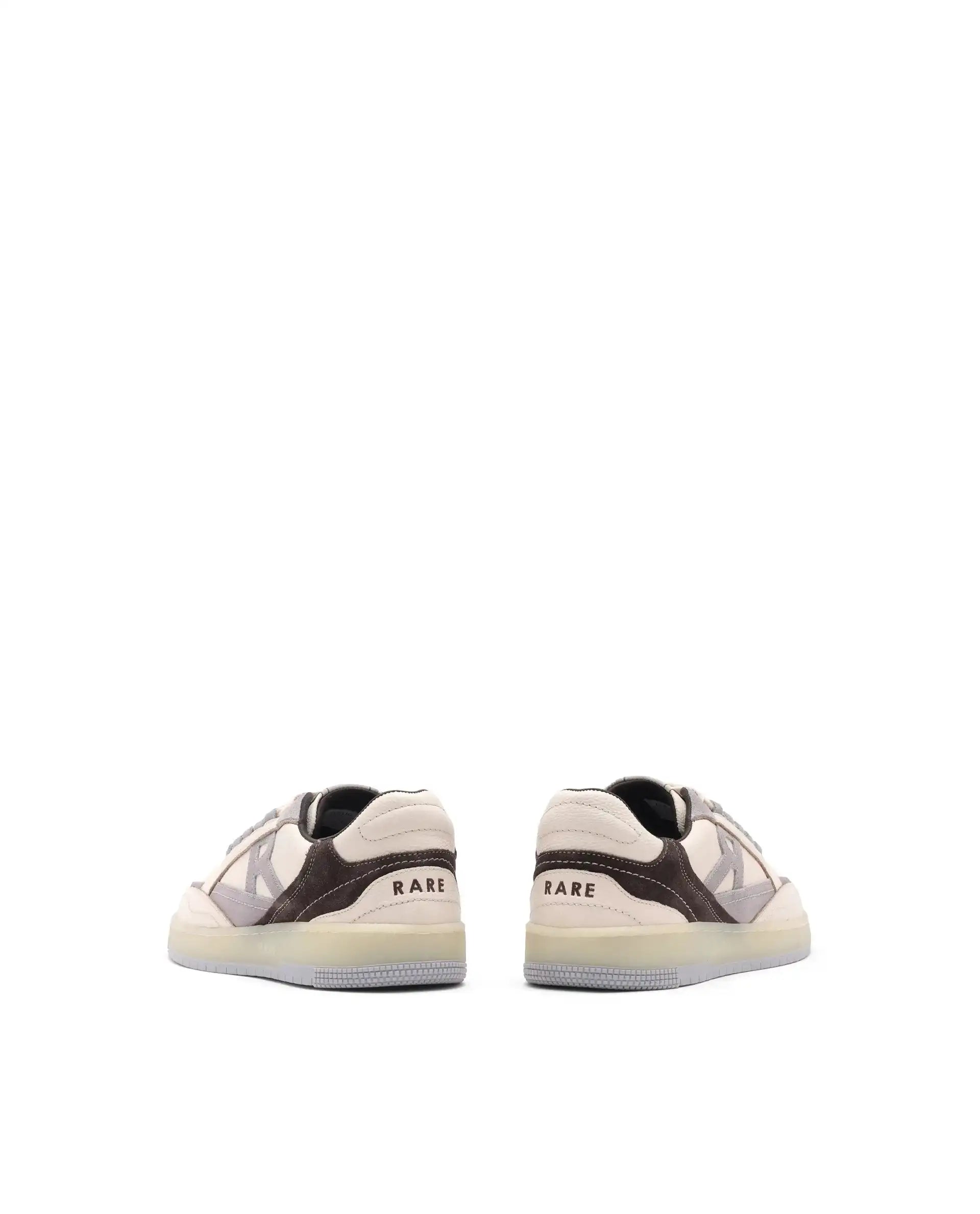 Rare Rabbit Men's Amur Off White Plain Shoes
