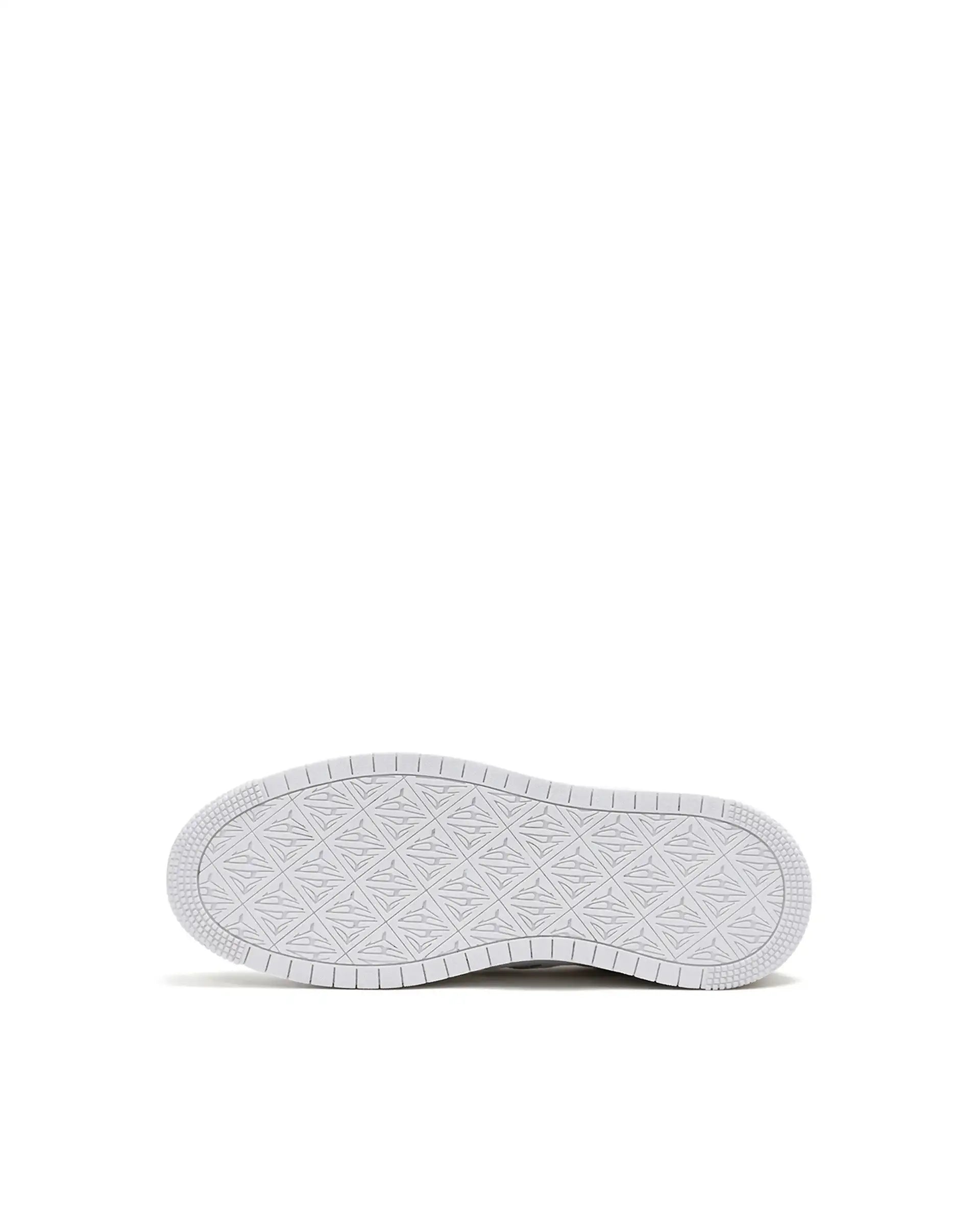 Rare Rabbit Men's Aron White Micro Leather Sneaker