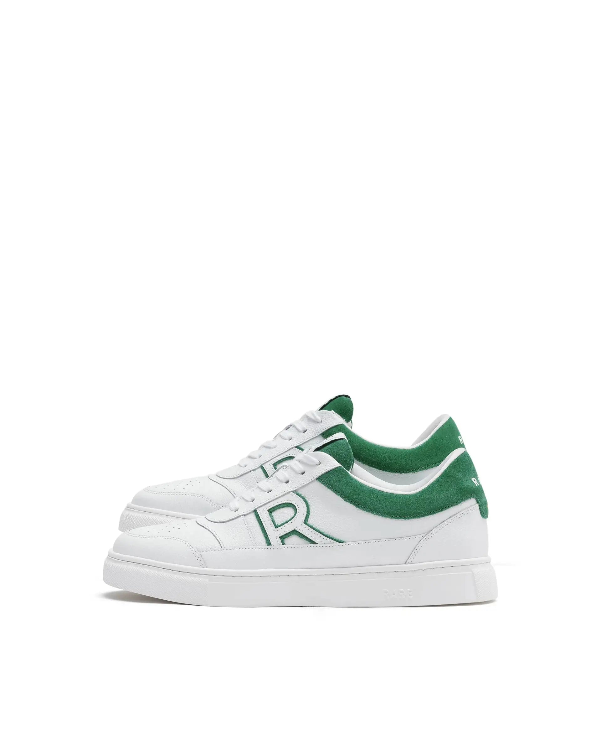 Rare Rabbit Men Axiom Green Premium Suede Genuine Leather Dualtone Lace-Up Shoes