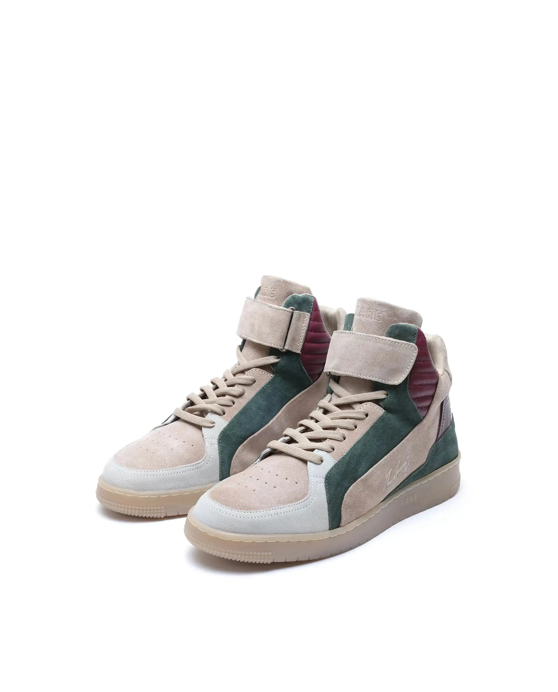 Rare Rabbit Men's Bacu Beige Lace-Up Suede Leather Closure Sneakers
