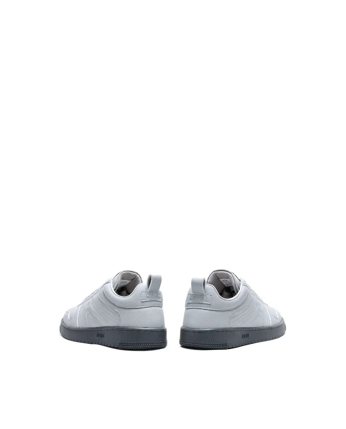 Rare Rabbit Men's Bane Grey Micro Leather Sneaker