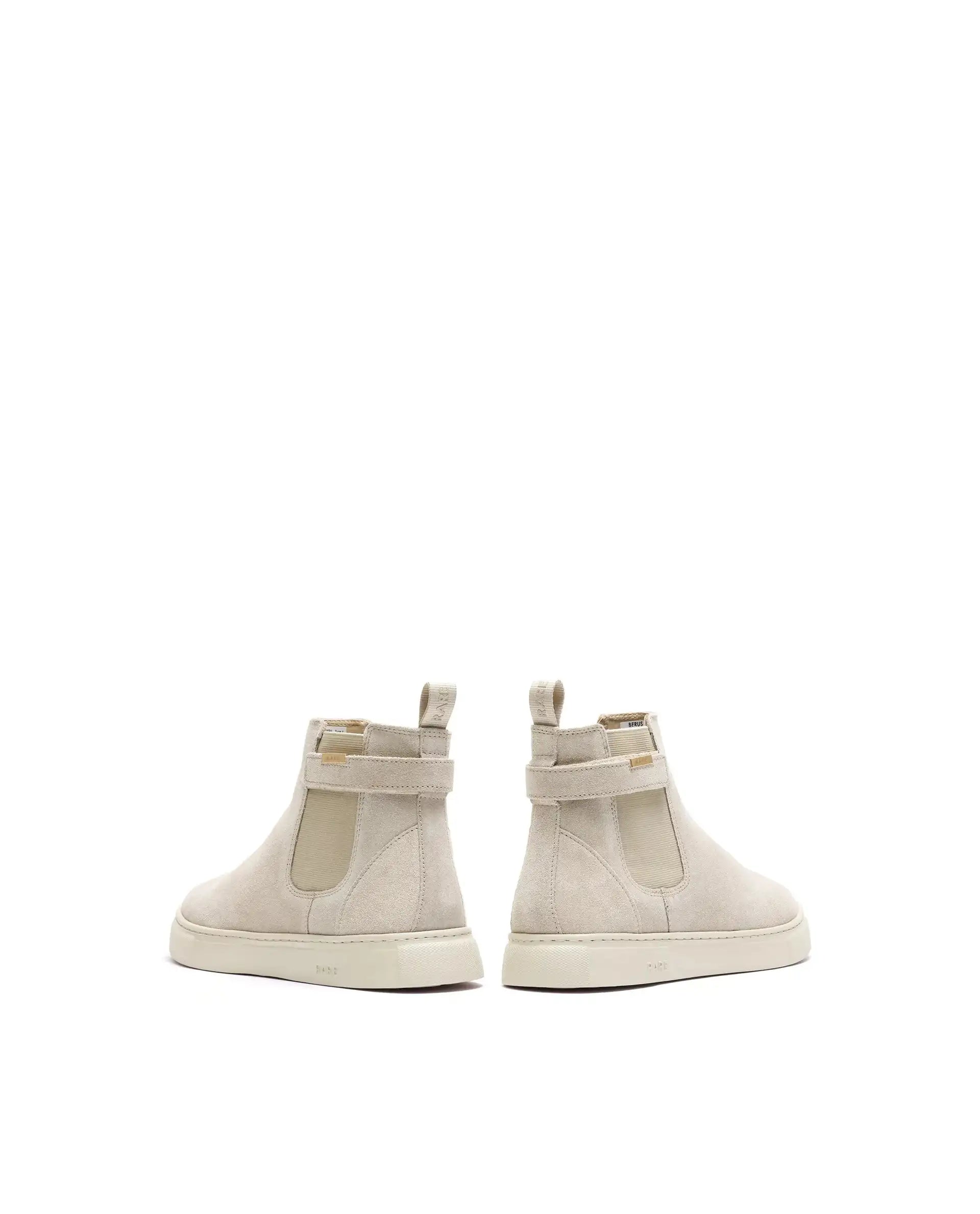 Rare Rabbit Men Berus Beige Suede Slip-on Closure Shoes