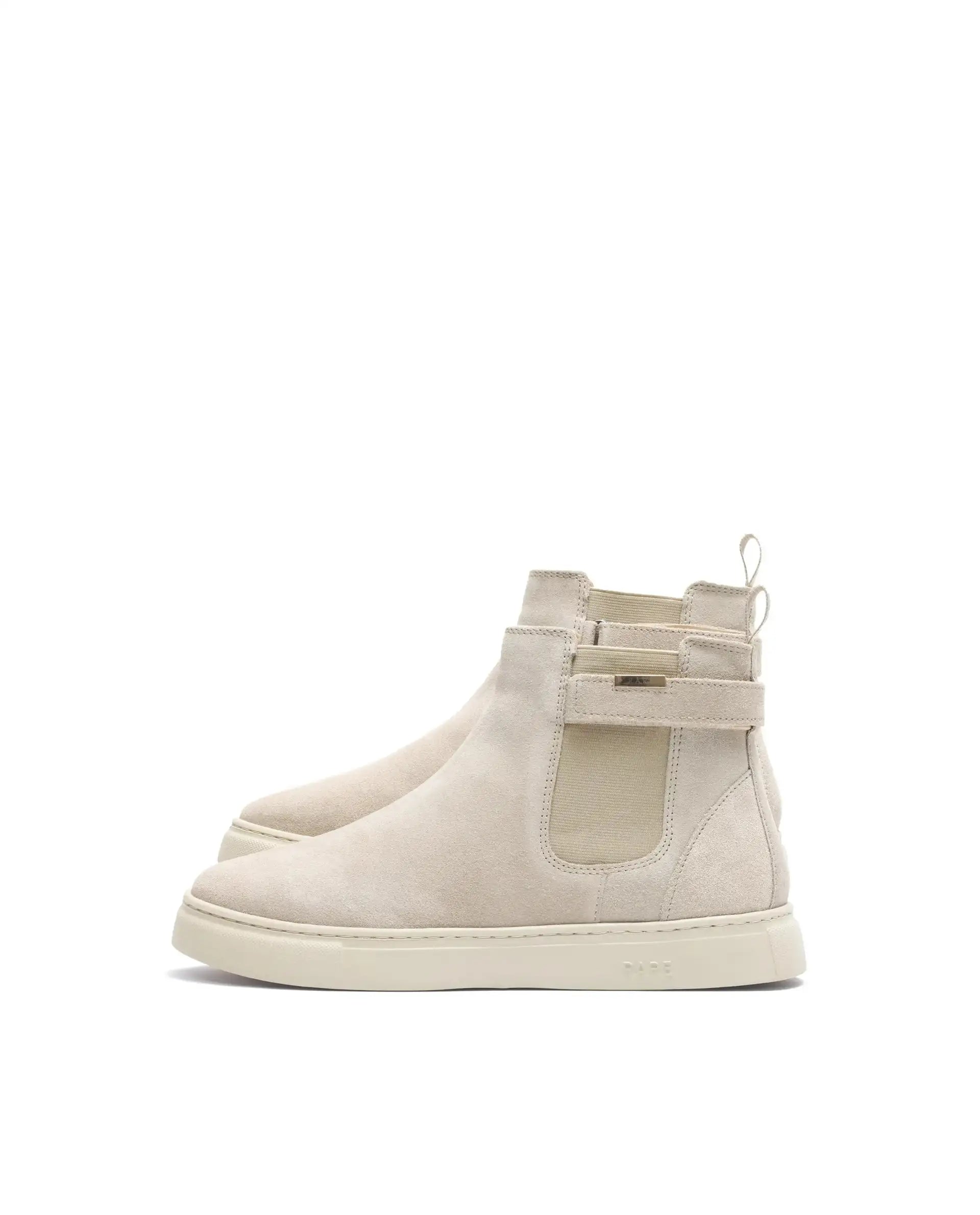 Rare Rabbit Men Berus Beige Suede Slip-on Closure Shoes