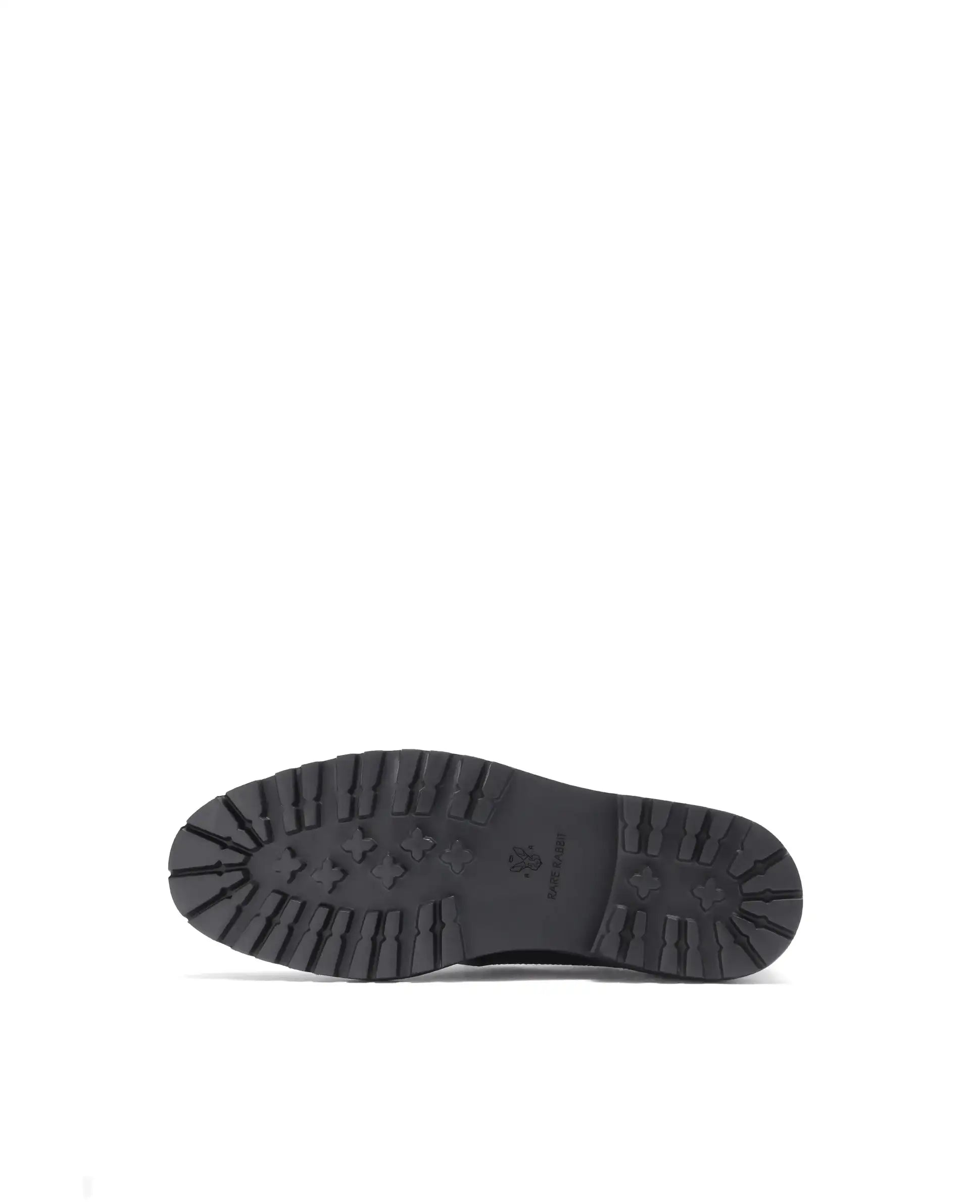Rare Rabbit Men's Brox Black Plain Shoes