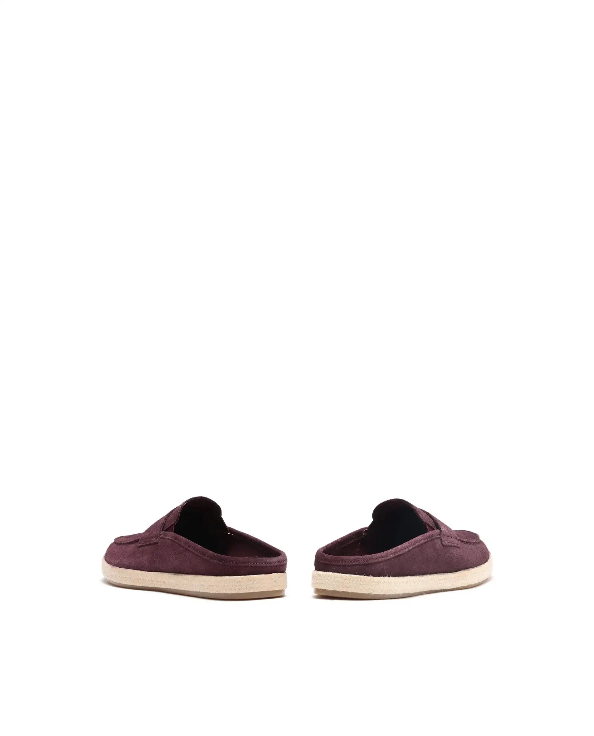 Rare Rabbit Men Diago Bordo Suede Leather Slip-On Closure Shoes