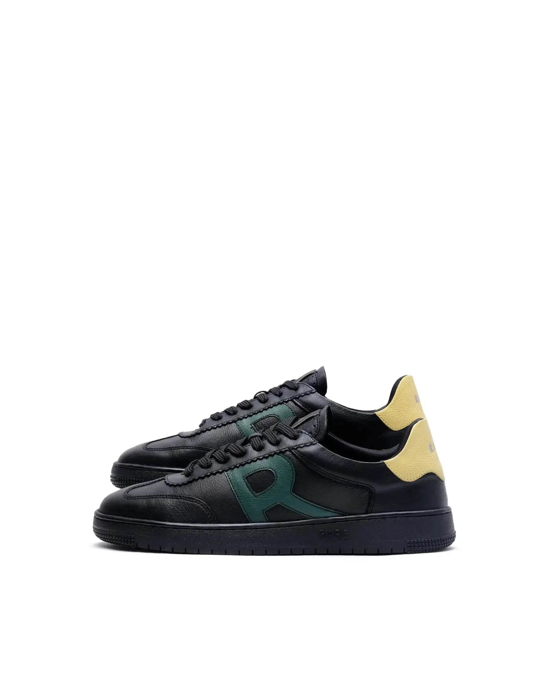 Rare Rabbit Men Dorset Black Lace-Up Closure Shoes