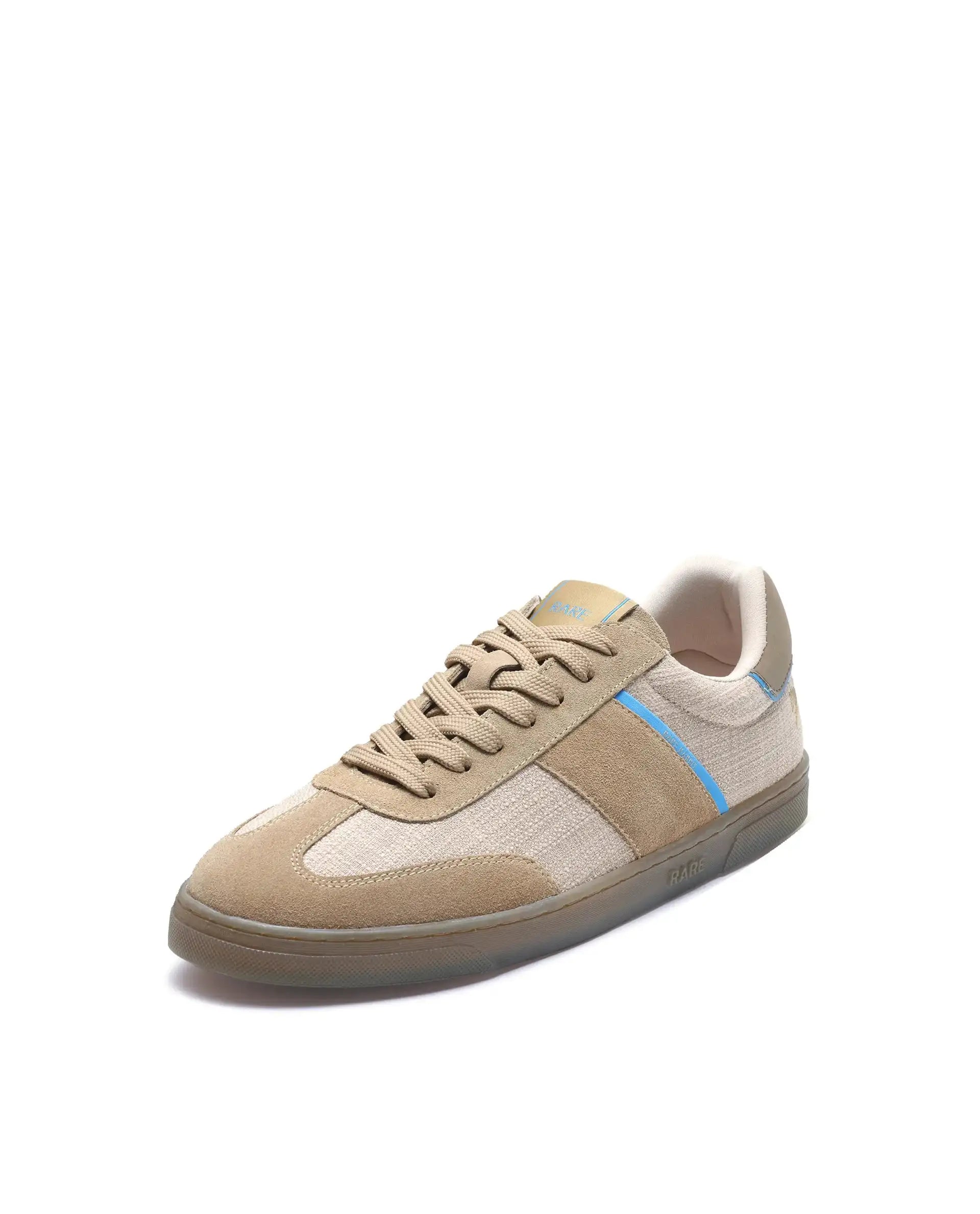 Rare Rabbit Men's Fizzo Beige Suede Sneaker