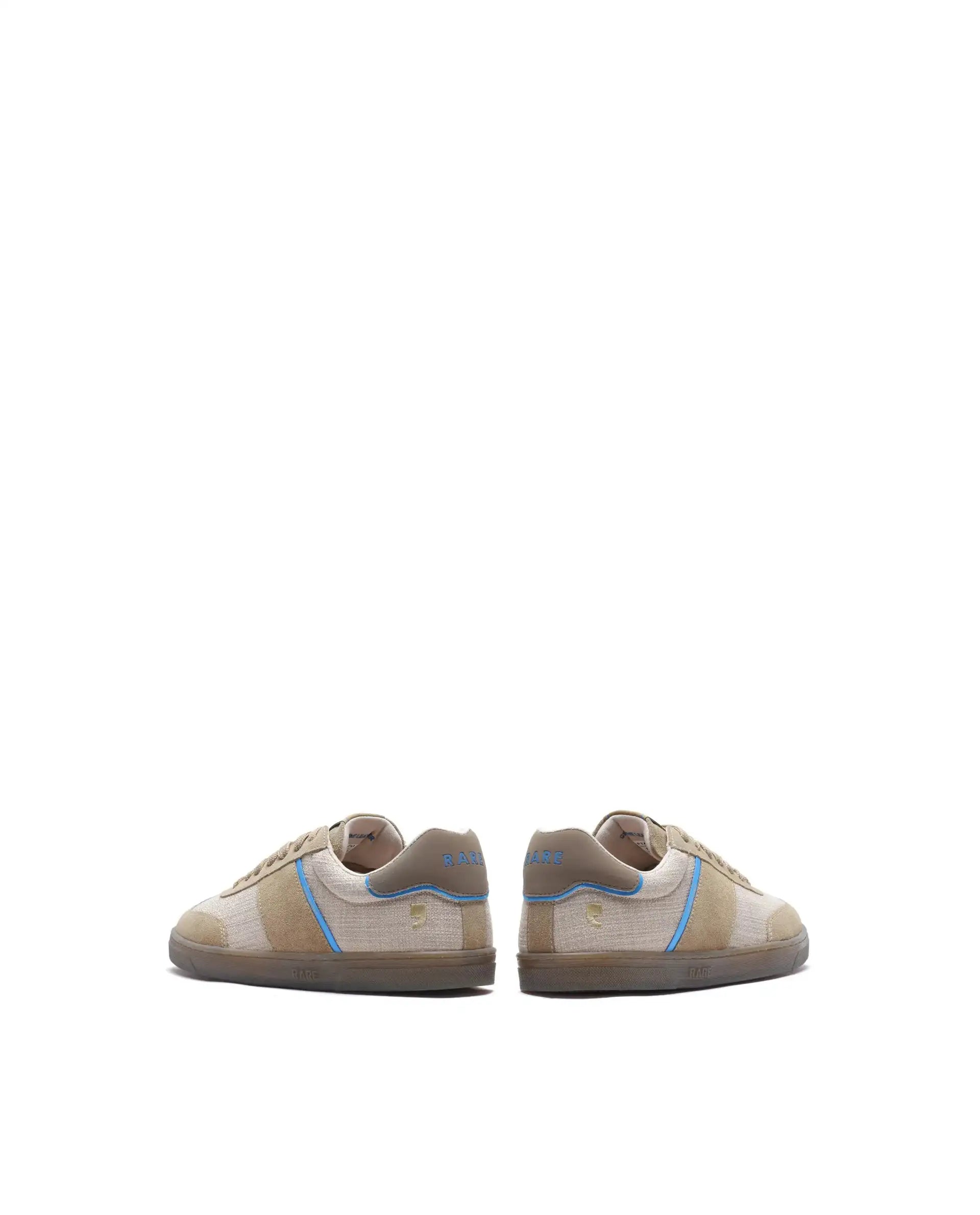 Rare Rabbit Men's Fizzo Beige Suede Sneaker