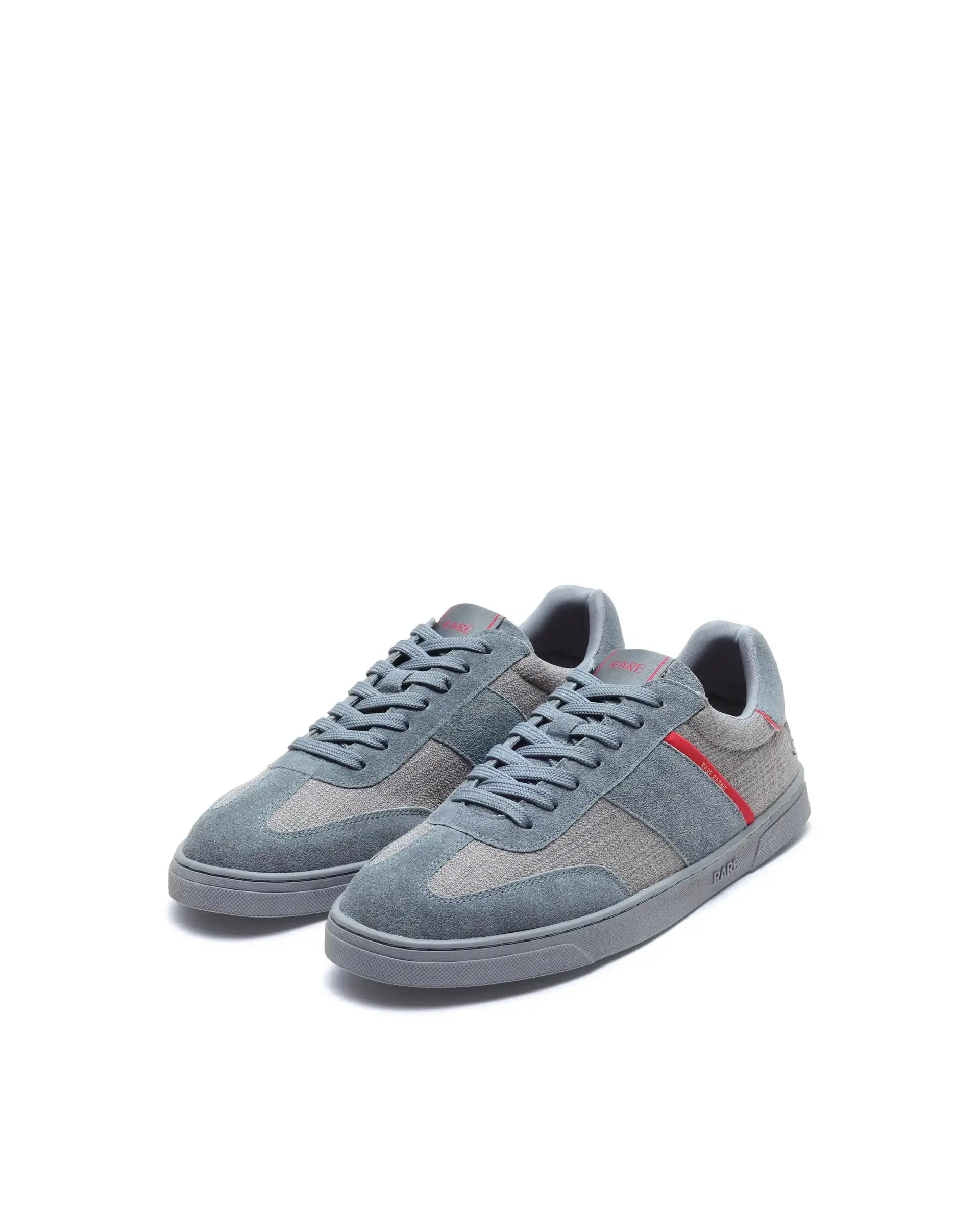 Rare Rabbit Men's Fizzo Grey Suede Sneaker