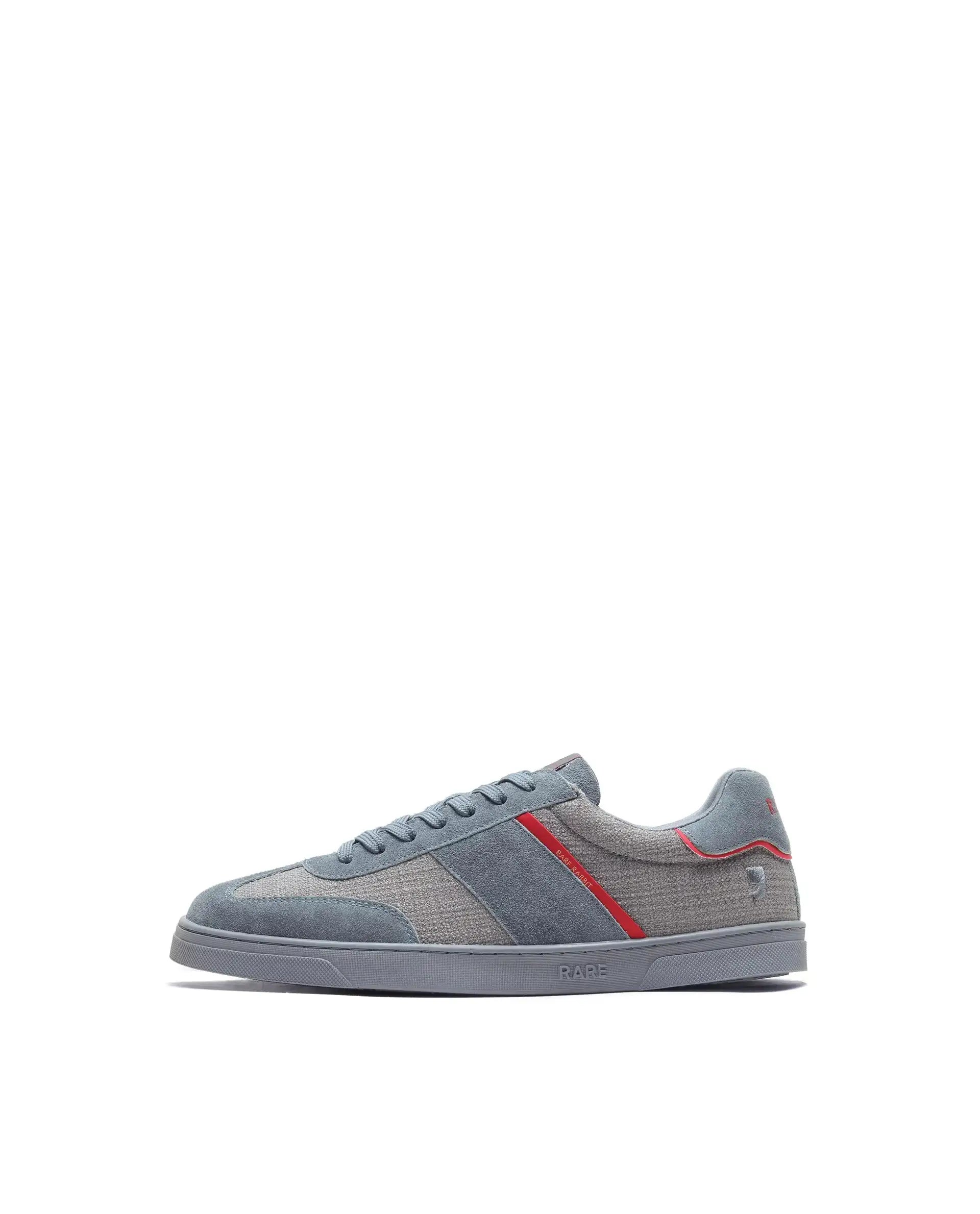 Rare Rabbit Men's Fizzo Grey Suede Sneaker