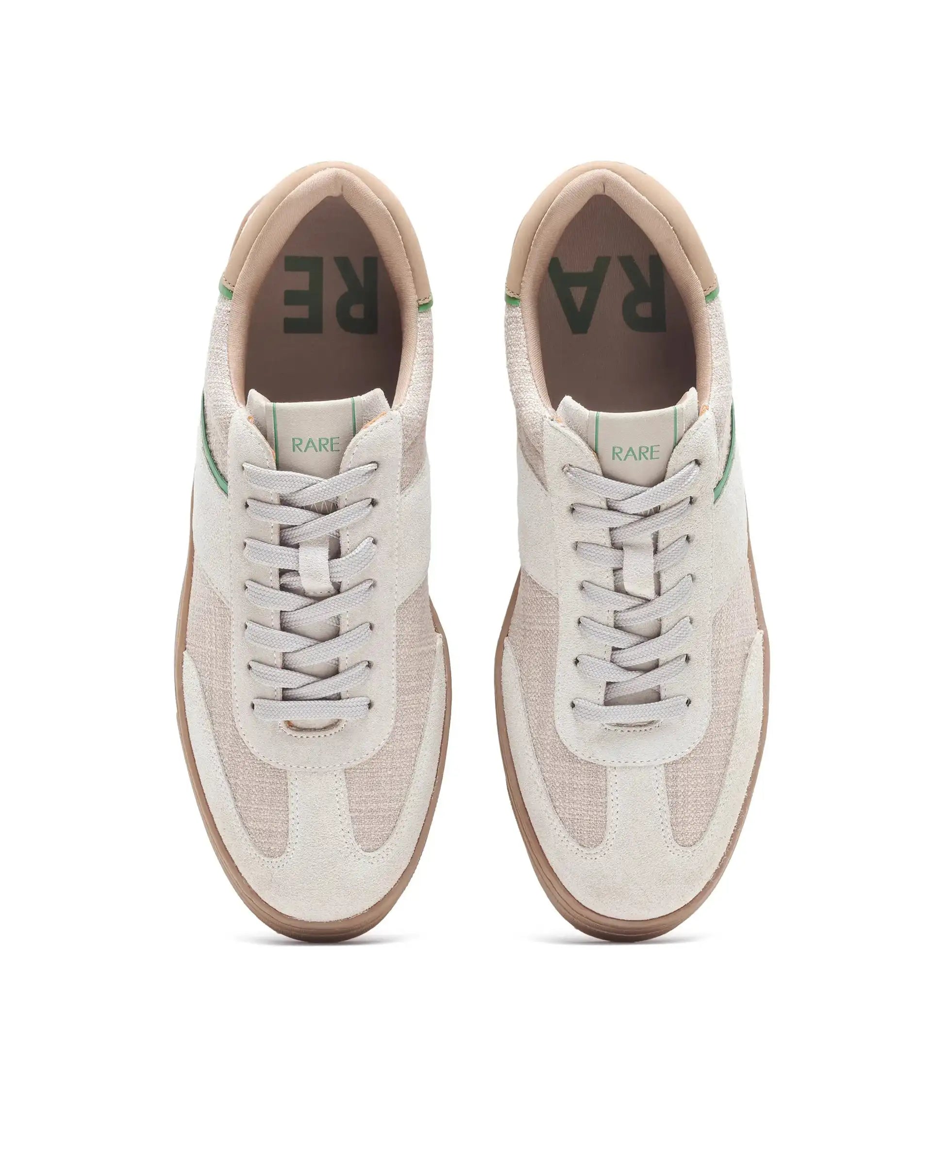 Rare Rabbit Men's Fizzo Light Brown Suede Sneaker