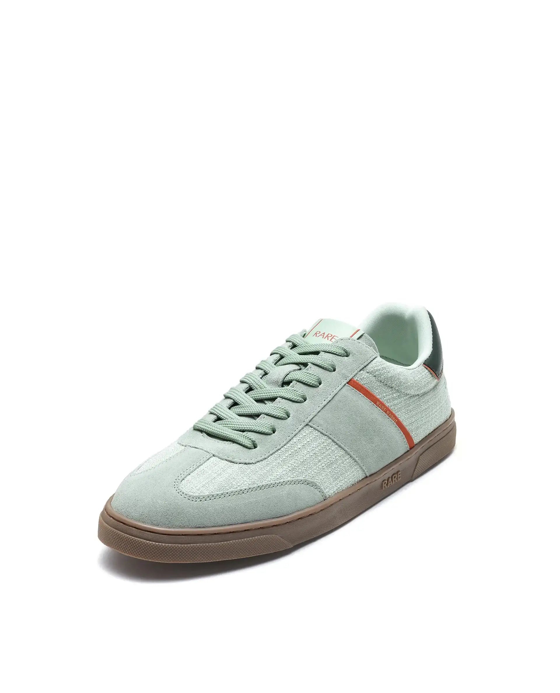 Rare Rabbit Men's Fizzo Light Sage Suede Sneaker