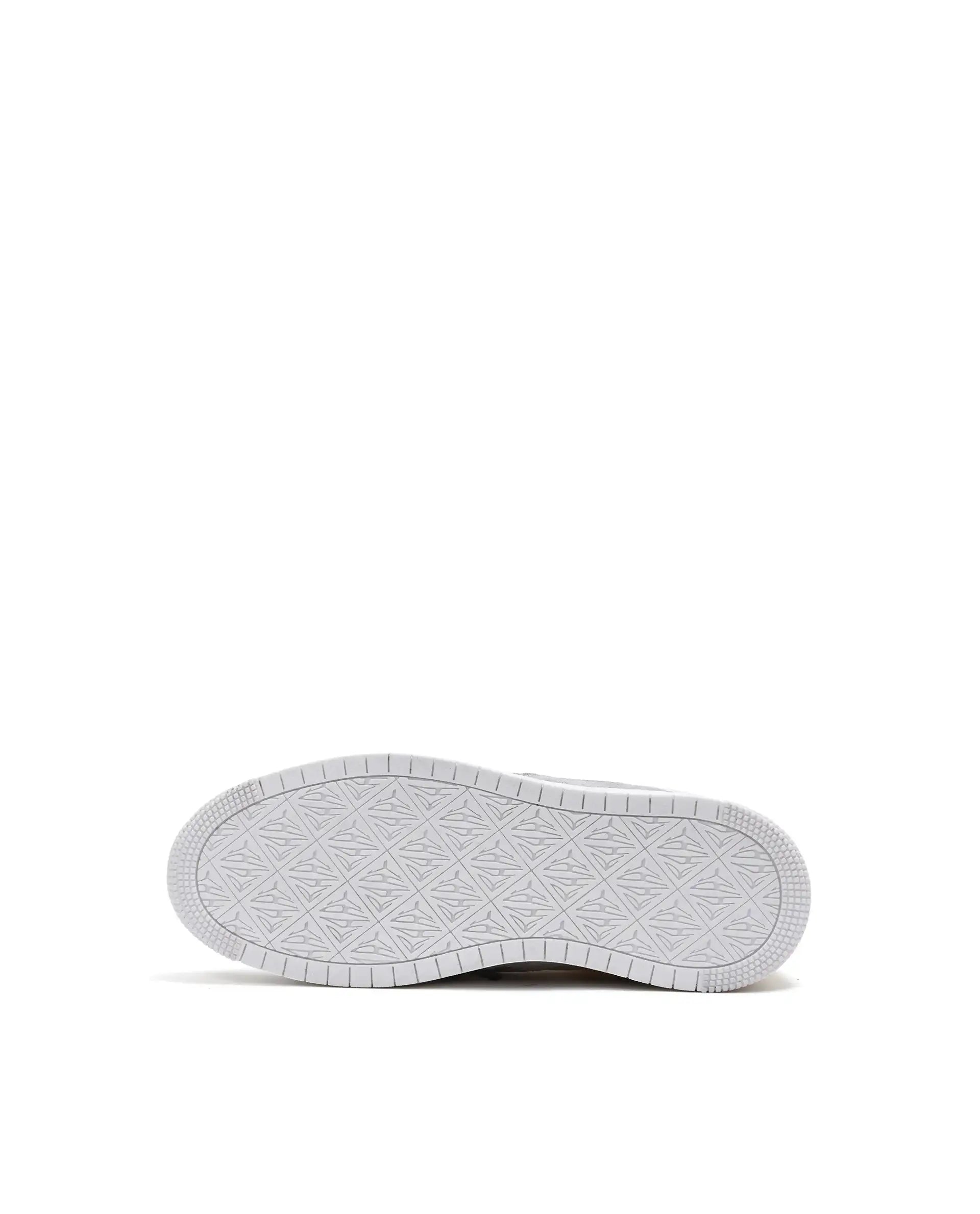 Rare Rabbit Men's Flint White Leather Lace-Up Closure Sneaker