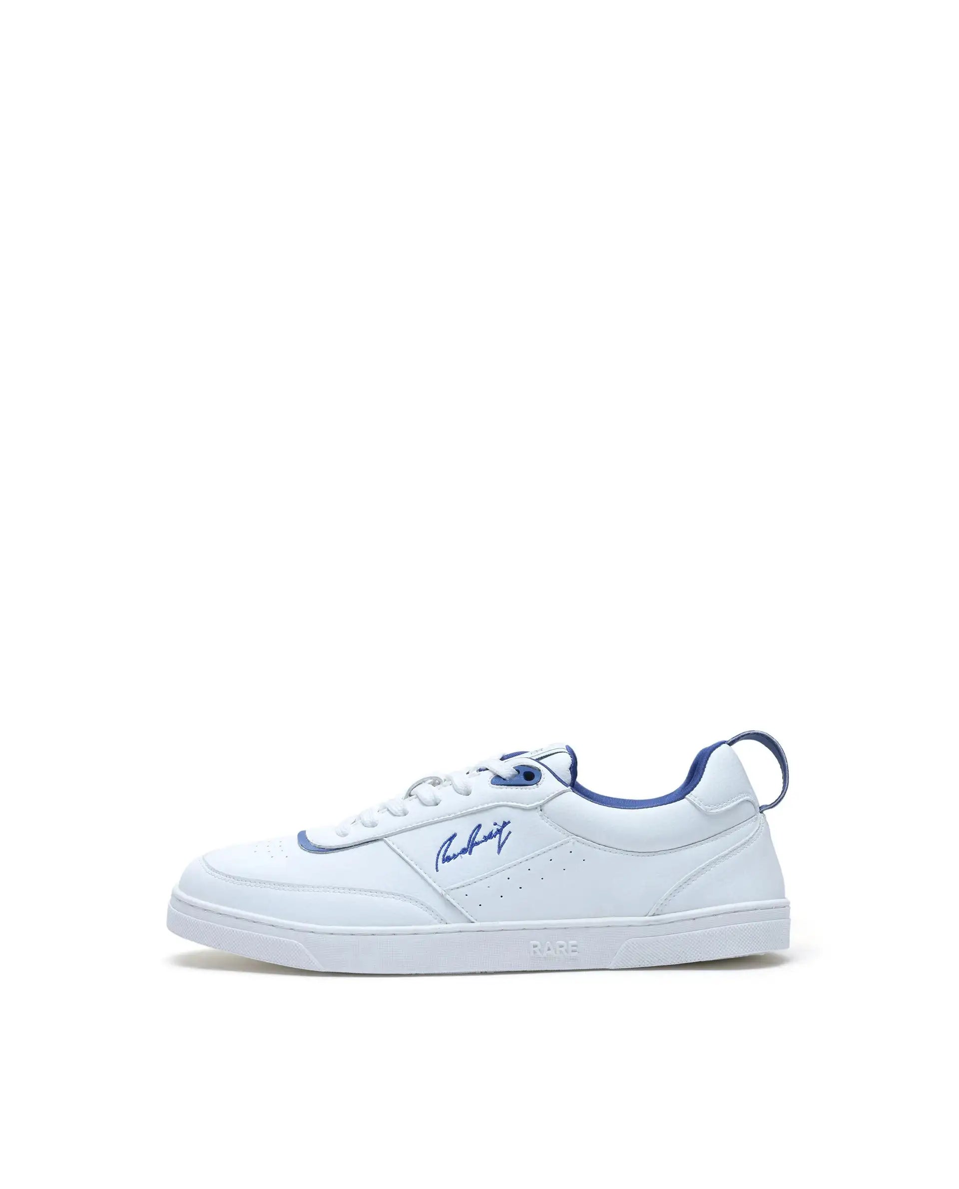 Rare Rabbit Men's Garen Navy Micro Fiber Causal Sneaker