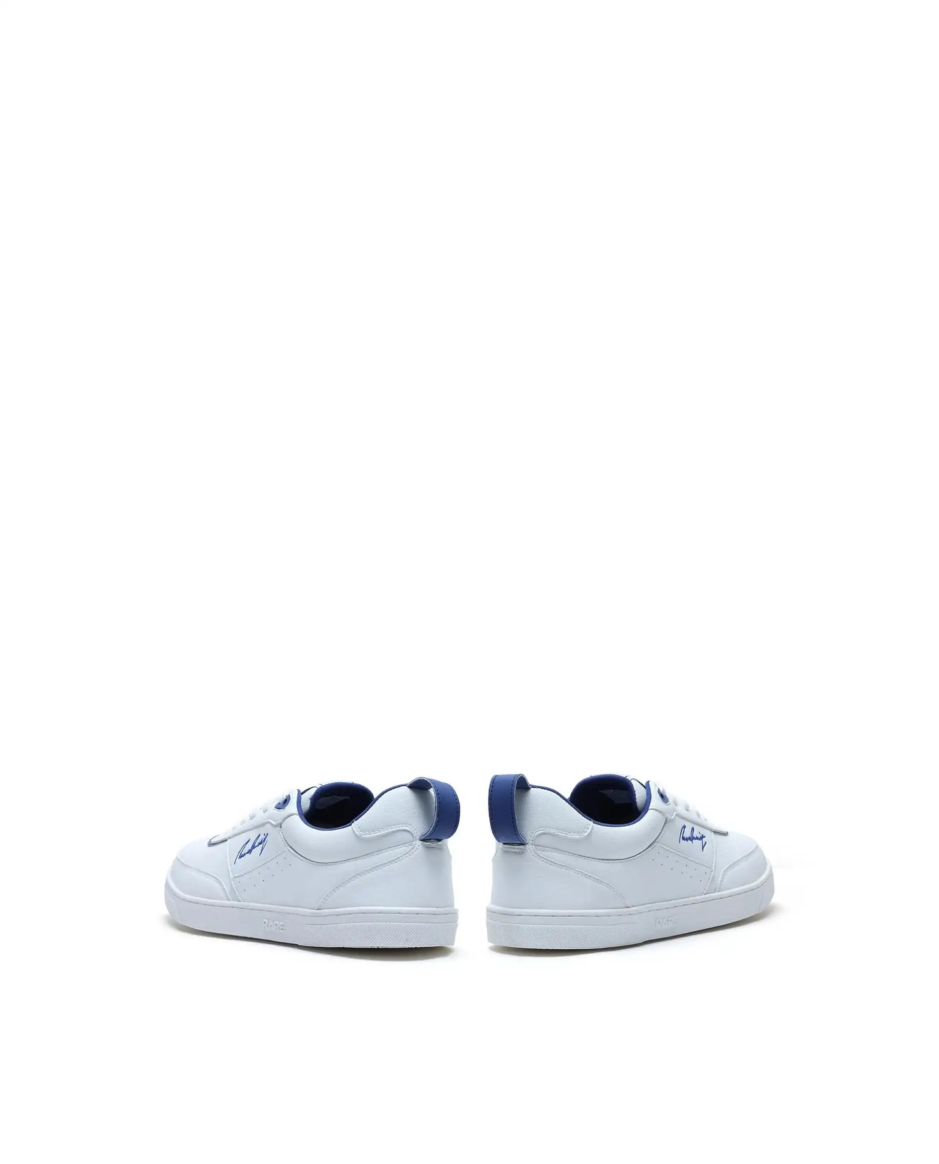 Rare Rabbit Men's Garen Navy Micro Fiber Causal Sneaker