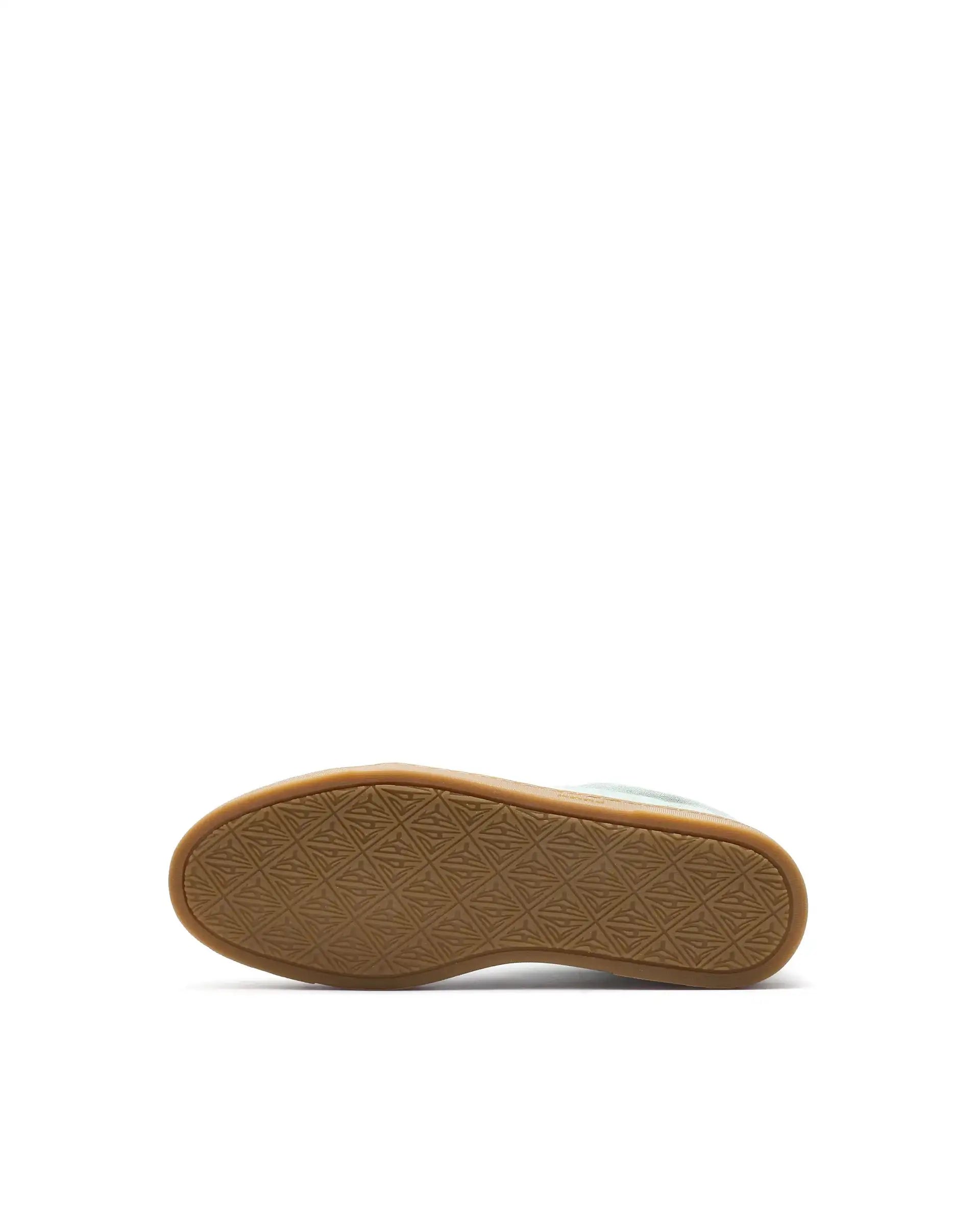 Rare Rabbit Men's Greg Light Sage Lace-Up Closure Suede Sneaker