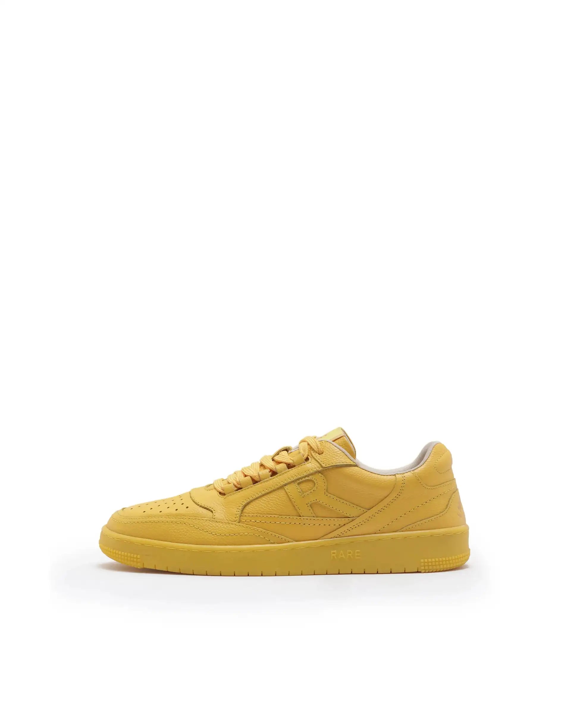 Rare Rabbit Men's Inferno Lite Yellow Lace-Up Closure Sneaker