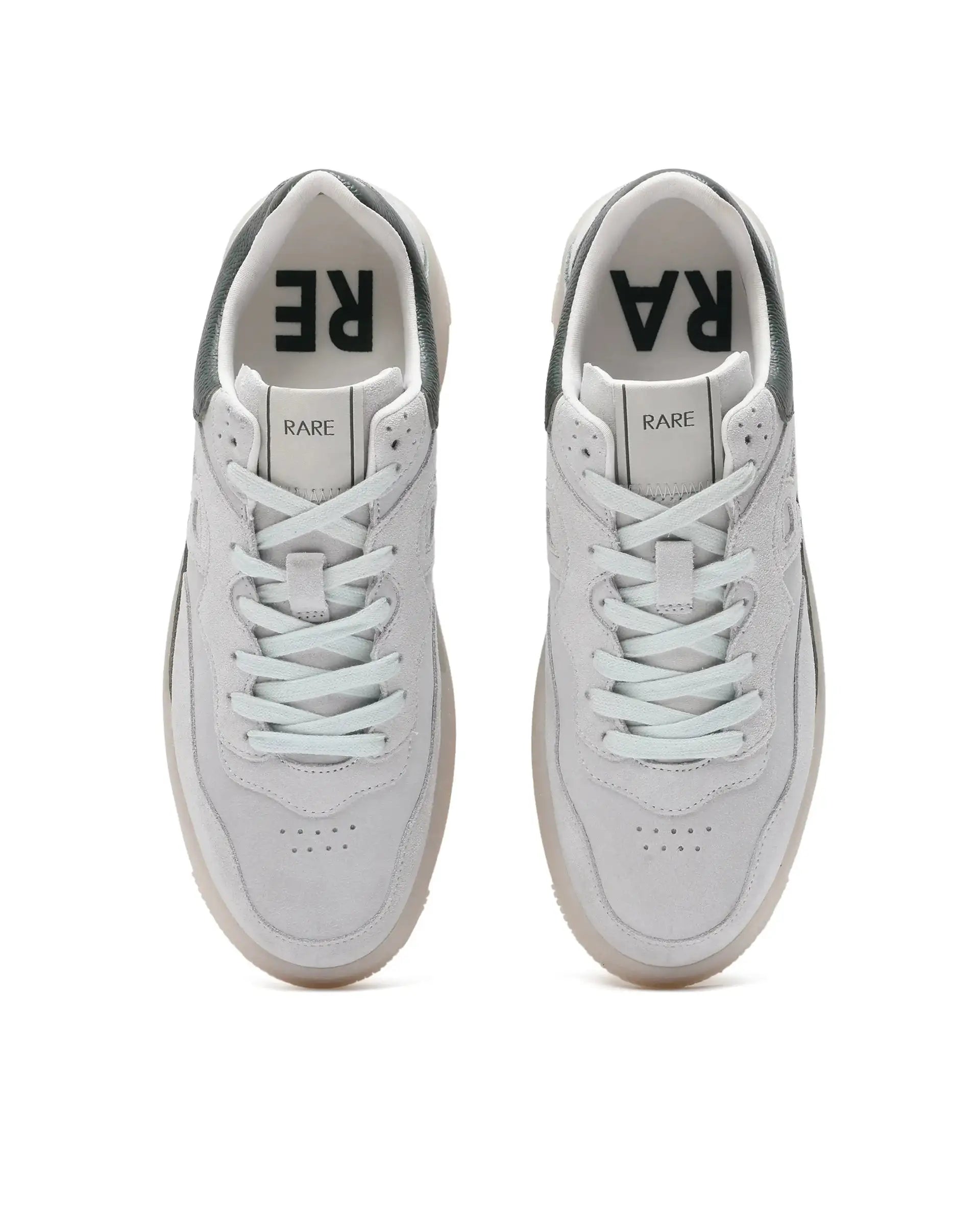 Rare Rabbit Men Jade White Lace-Up Closure Sneaker