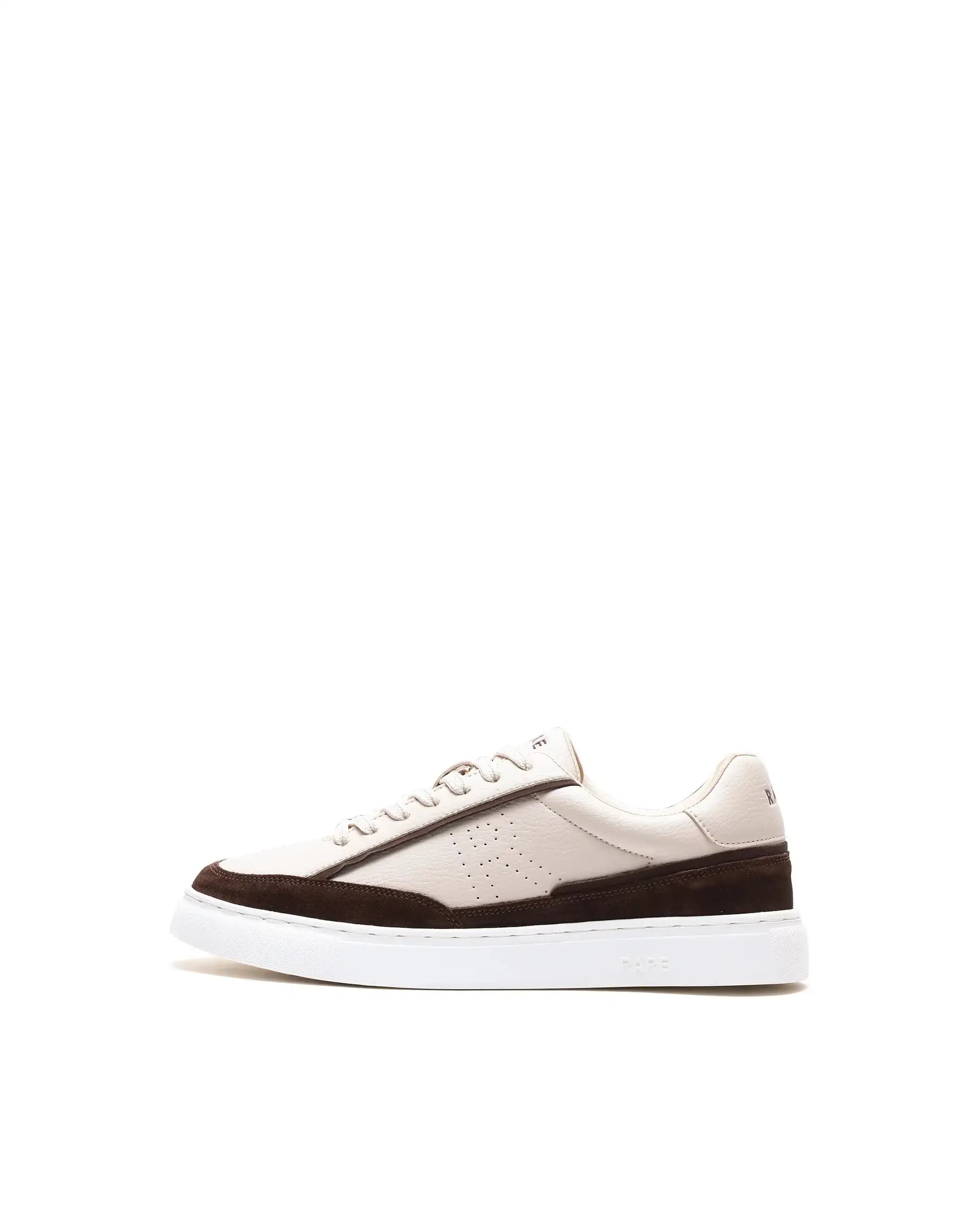 Rare Rabbit Men's Kennen Brown Micro Fiber Causal Sneaker