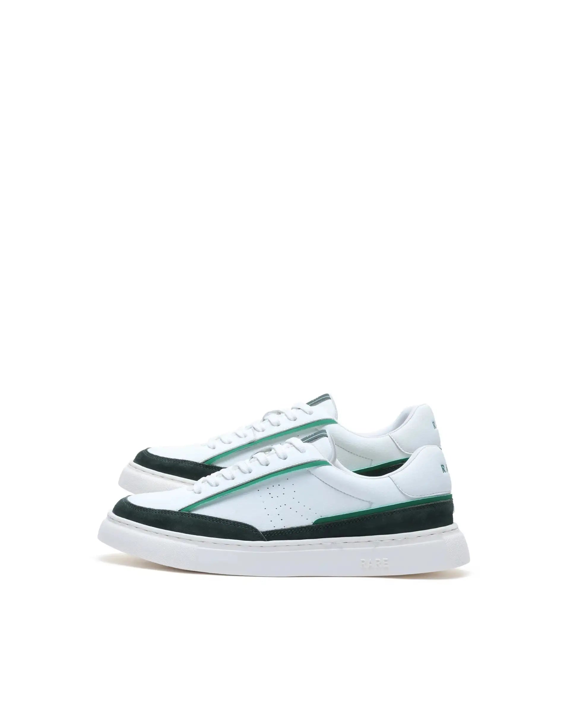 Rare Rabbit Men's Kennen Green Micro Fiber Causal Sneaker