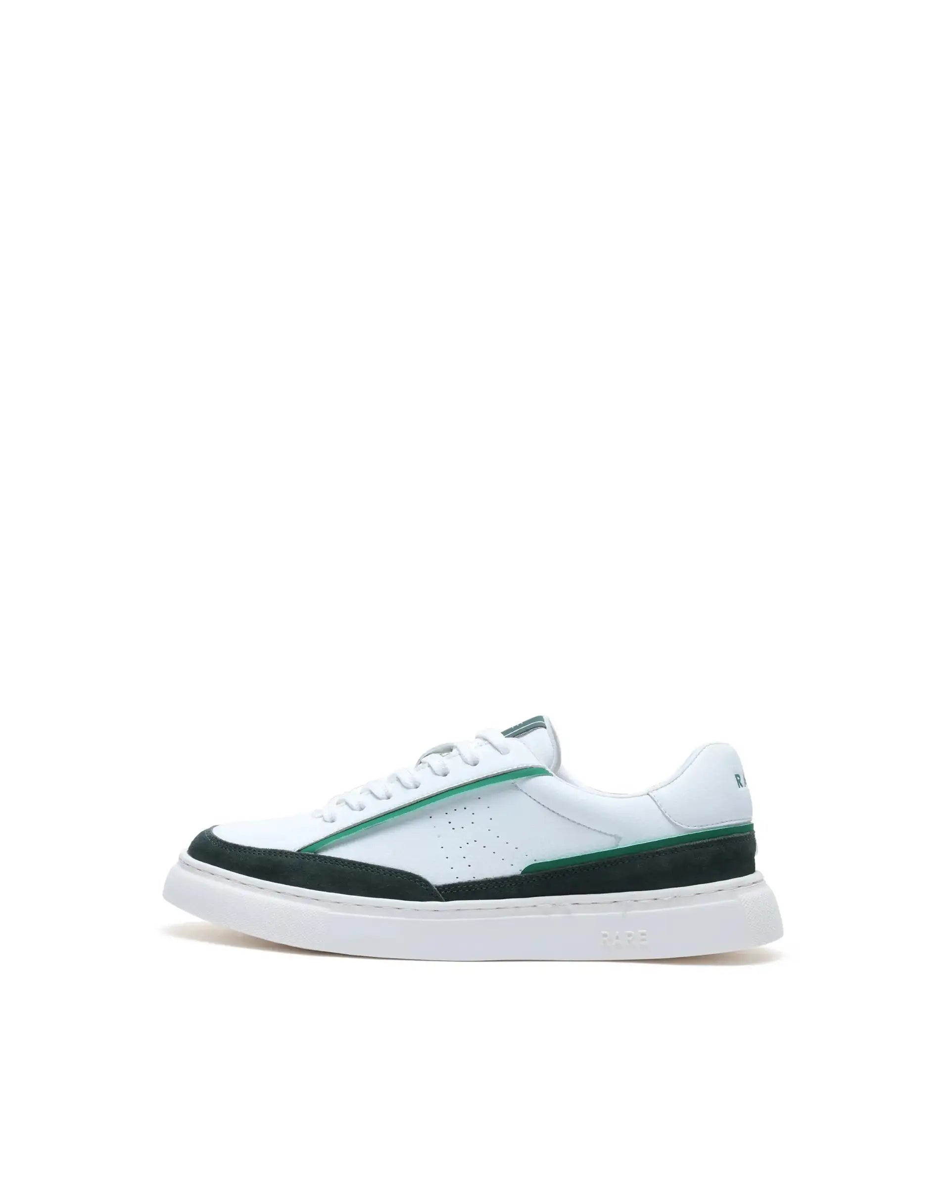 Rare Rabbit Men's Kennen Green Micro Fiber Causal Sneaker